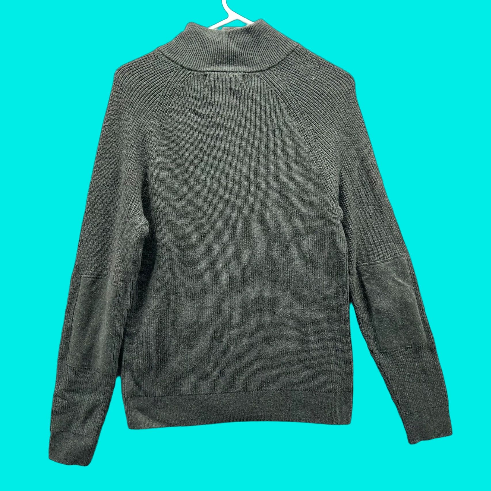 Banana Republic VINTAGE Banana Republic Sweater Mens Medium Olive Green 1/4 Zip Pullover Fleece Size US M / EU 48-50 / 2 - 1 Thumbnail