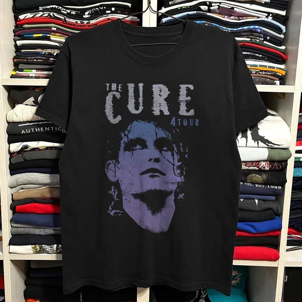 Other The Cure 4 Tour Rock Band Black Cotton T-shirt Size US L / EU 52-54 / 3 - 1 Preview