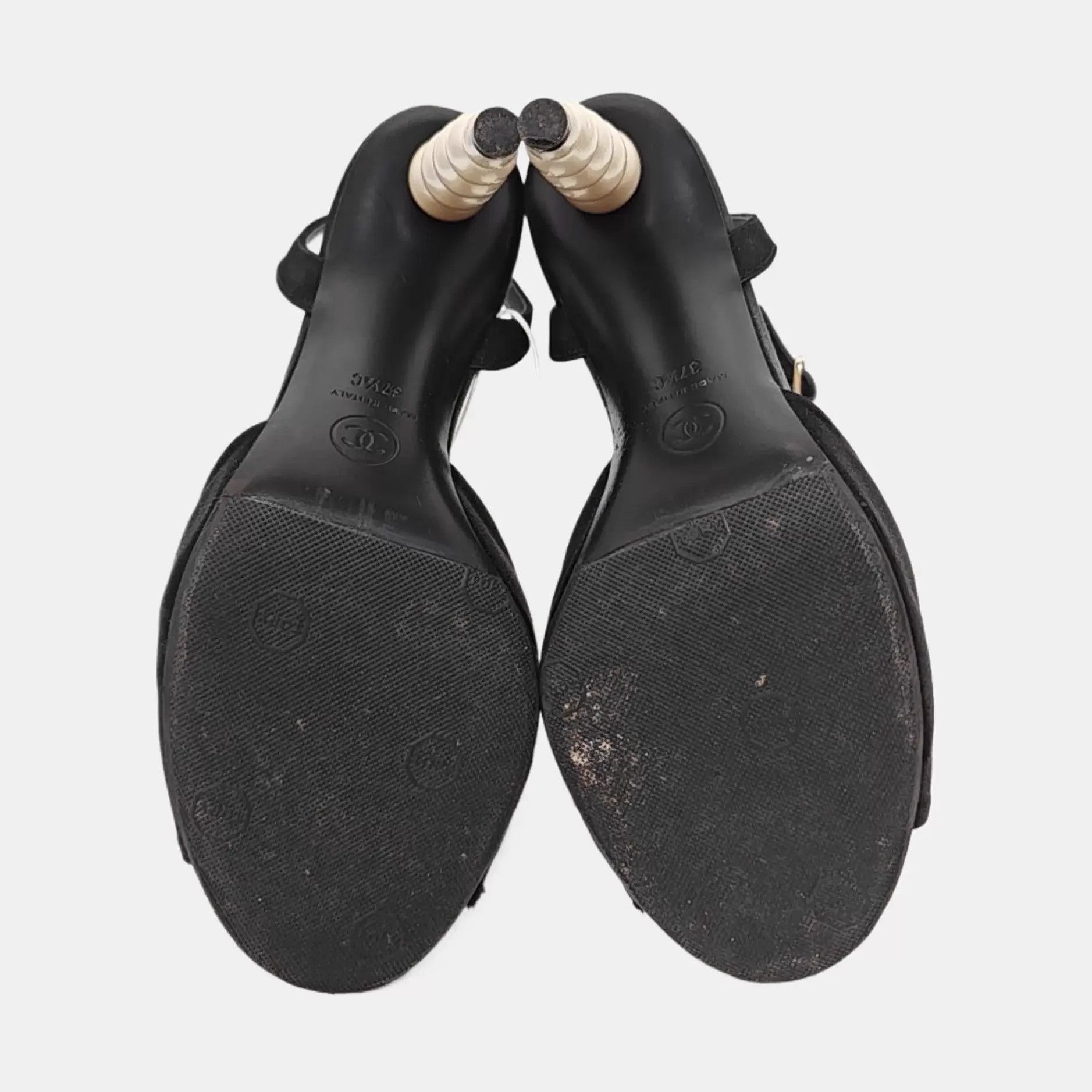 Chanel Chanel EU 37.5 heeled sandals Size US 7 / IT 37 - 3 Thumbnail