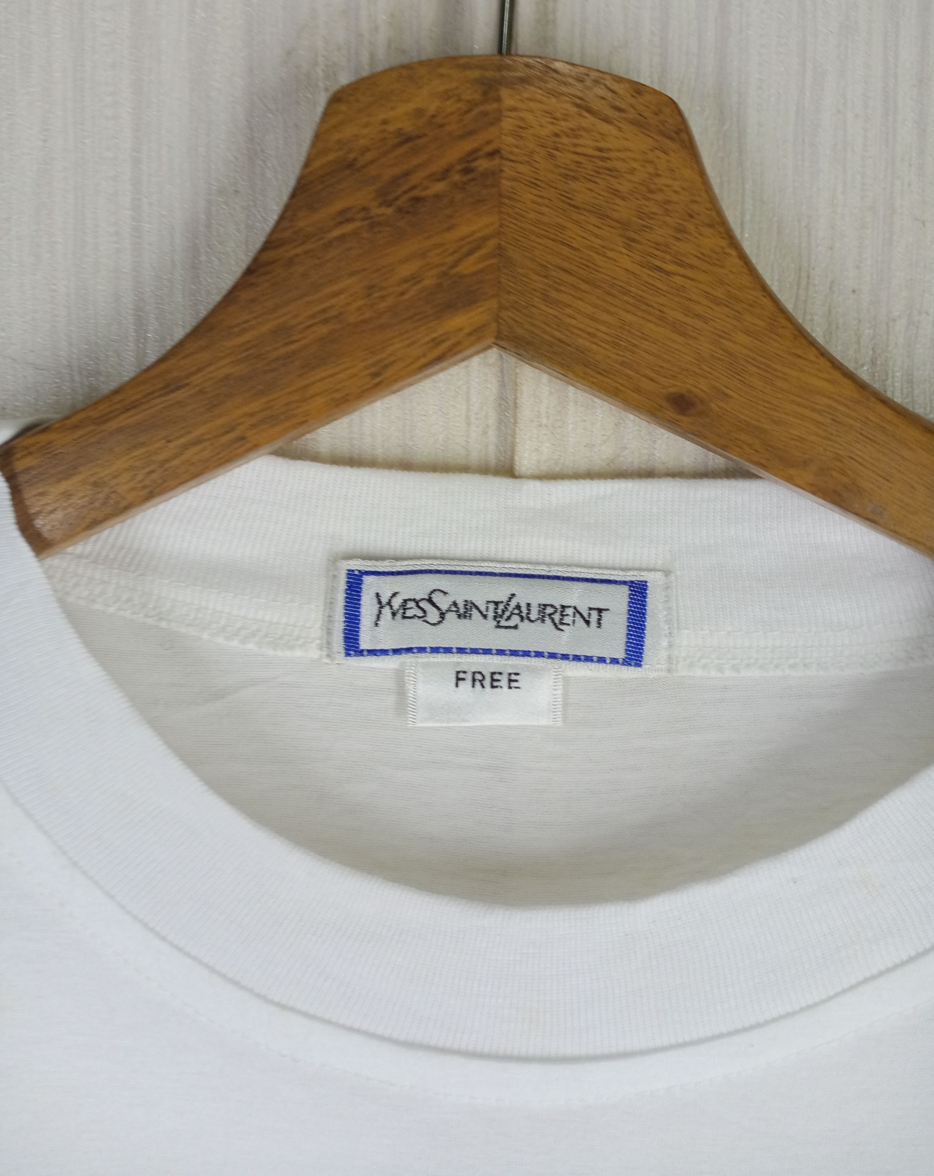 Yves Saint Laurent Rare Vintage YSL Yves Saint Laurent Long Sleeve Tshirt Size US M / EU 48-50 / 2 - 4 Thumbnail