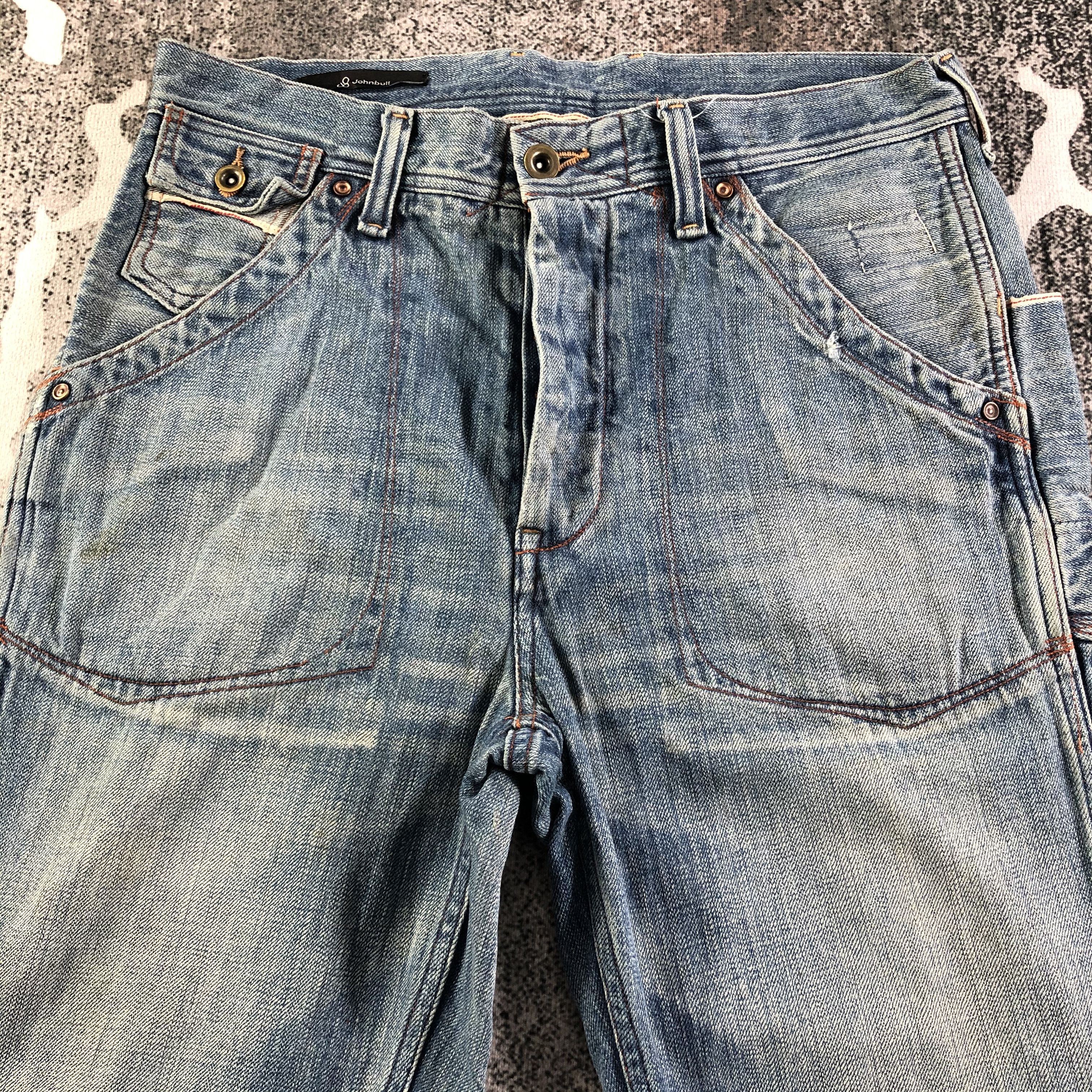 Japanese Brand John Bull Jeans Medium Wash Denim Size US 31 - 3 Thumbnail