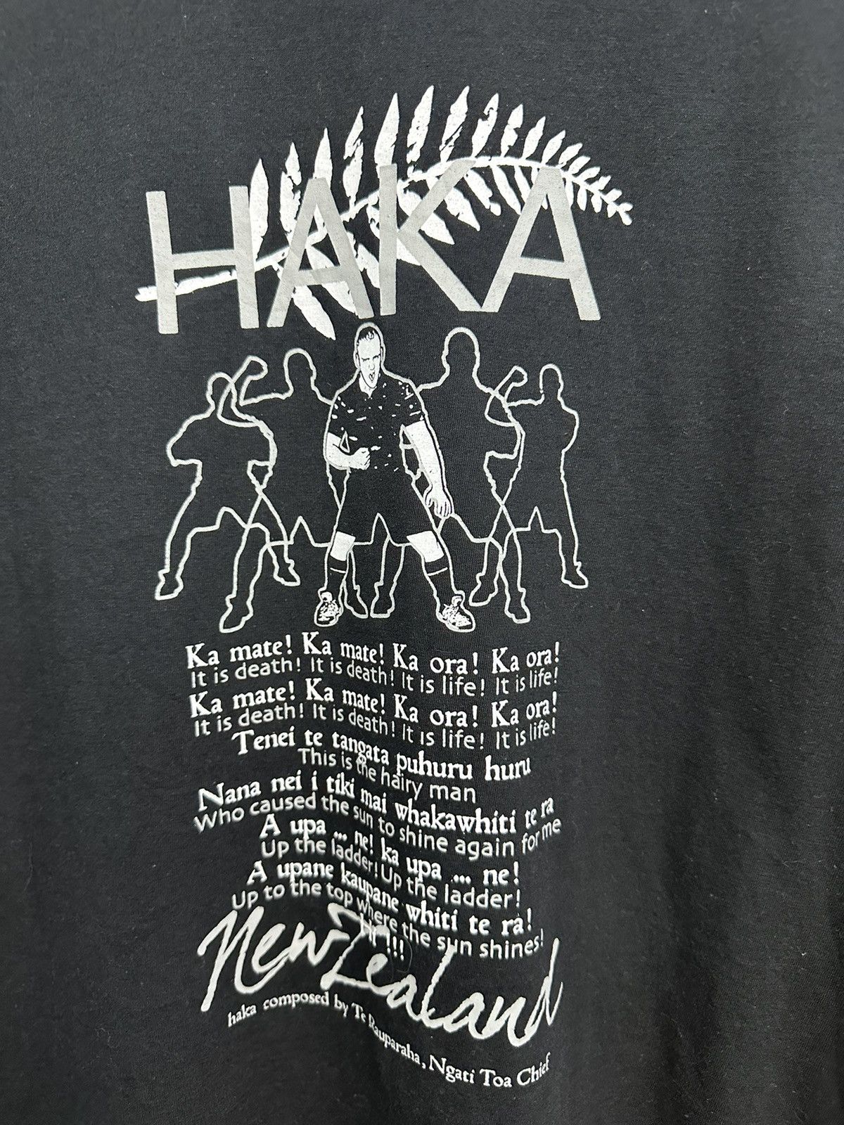 All Blacks × Sports Specialties New Zealand Allblacks Rugby Haka Song A448 Size US M / EU 48-50 / 2 - 3 Thumbnail