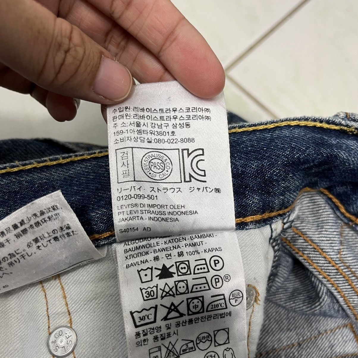 Levi's Vintage Y2k Levis Lot 505 Distressed Denim Size US 30 / EU 46 - 23 Thumbnail