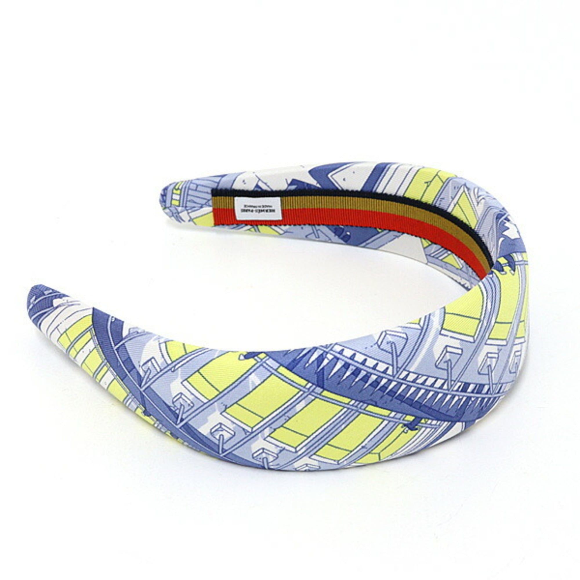Hermes Hermes Hermès "Legend of the Winged Horse" headband, light blue silk twill, 4.5cm wide, hair accessory Size ONE SIZE - 1 Thumbnail