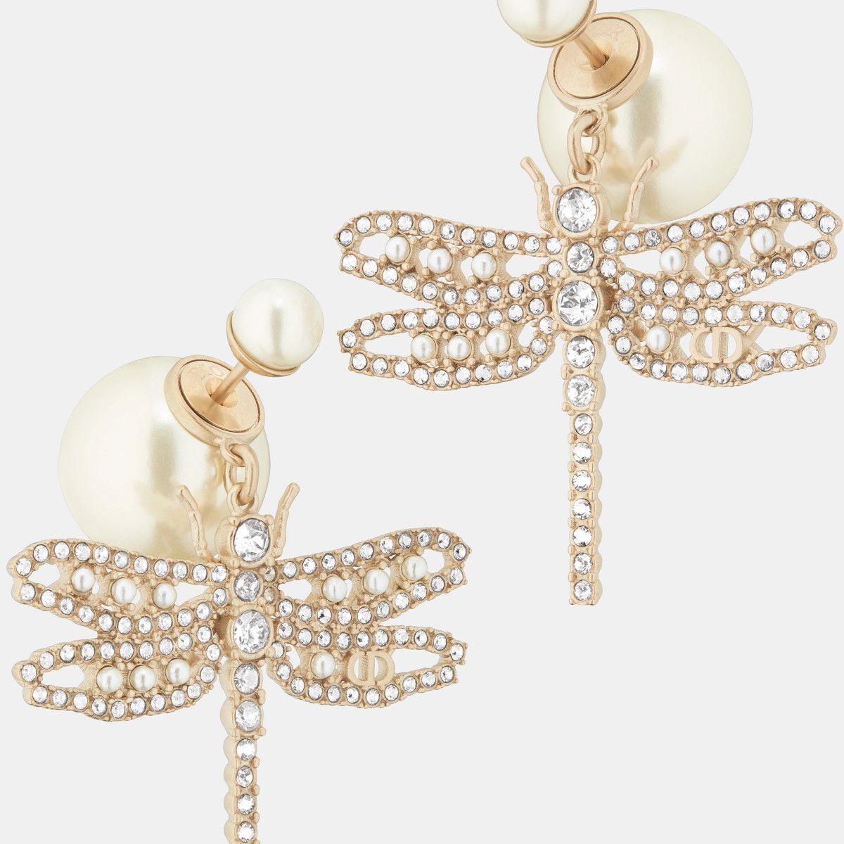 Dior o1bcso1str0126 Size:OS/Tribales Earrings in Golden/White Size ONE SIZE - 3 Thumbnail