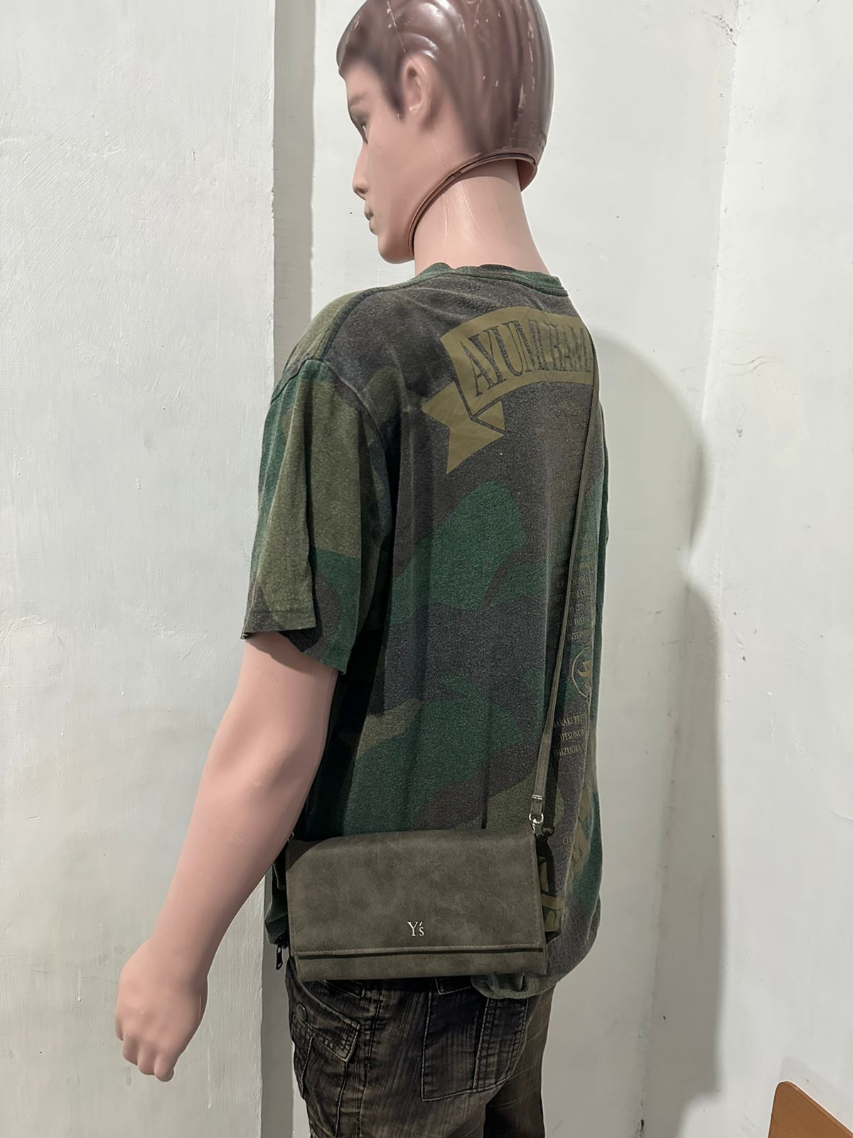 Y's × Yohji Yamamoto Y's Yohji Yamamoto Crossbody Clutch Bag Lots Slot/pocket Size ONE SIZE - 3 Thumbnail