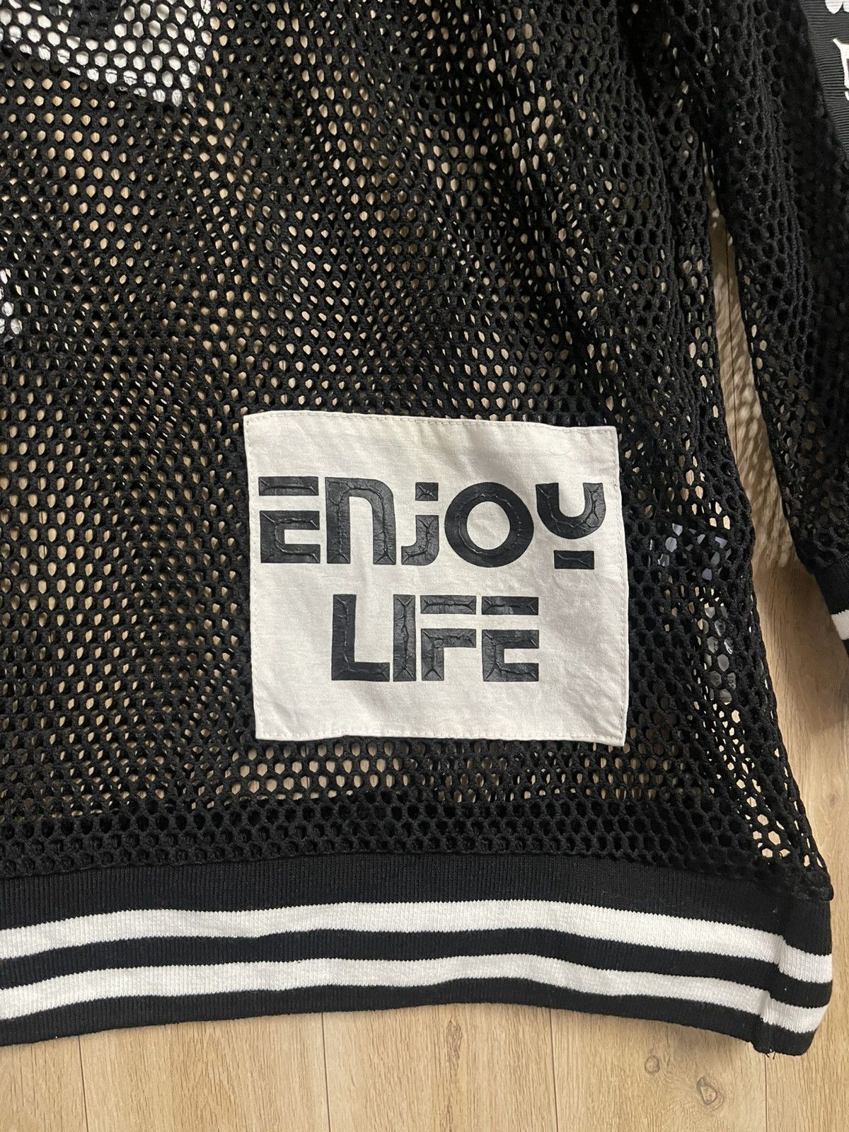 Japanese Brand Vintage Net Shirt Clubbing by EB Japan Enjoy Life XL Size US XL / EU 56 / 4 - 3 Thumbnail