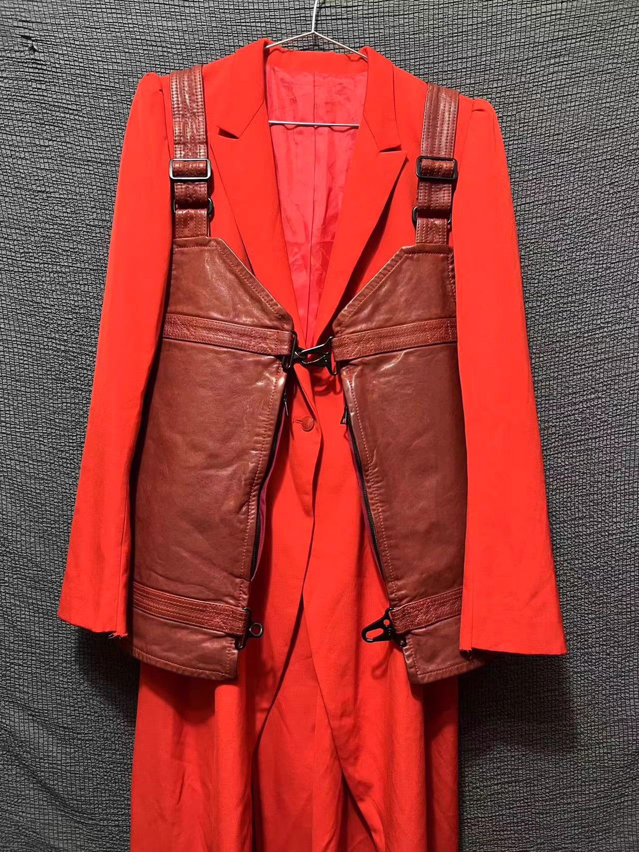 Yohji Yamamoto Yohji Yamamoto 96AW padded shoulder coat Size S / US 4 / IT 40 - 3 Thumbnail