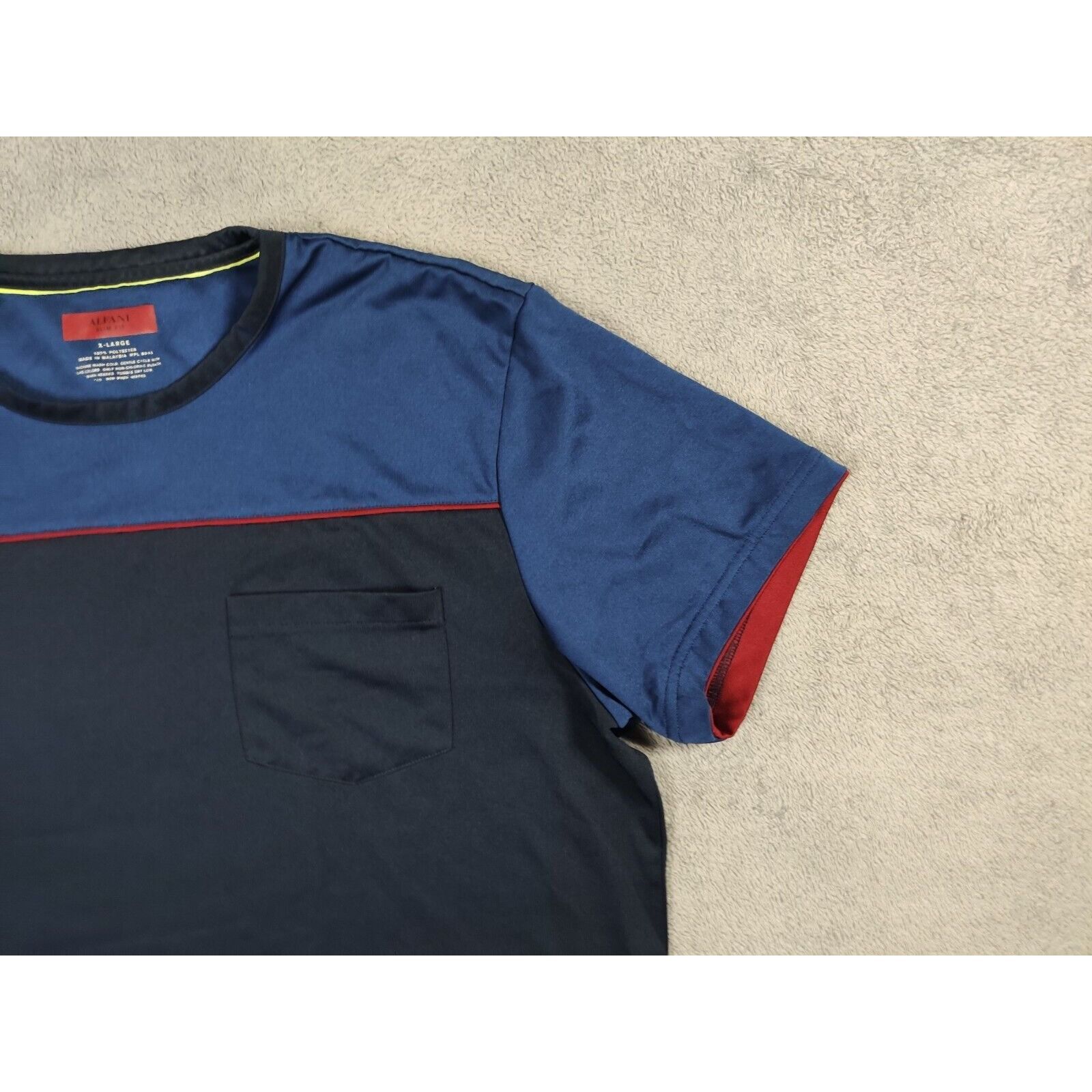 Alfani Alfani Shirt Adult Mens XL Dark Blue Torso Pocket Slim Fit Size US XL / EU 56 / 4 - 4 Thumbnail