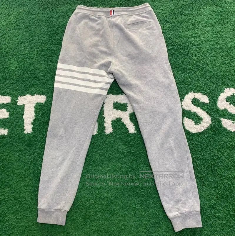 Thom Browne Thom Browne Gray Cotton Casual Pants . Size US 32 / EU 48 - 2 Thumbnail