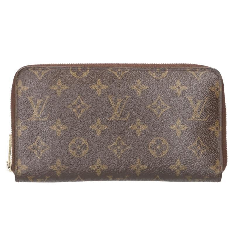Louis Vuitton Louis Vuitton Zippy Organizer Brown x Gold Size ONE SIZE - 1 Thumbnail