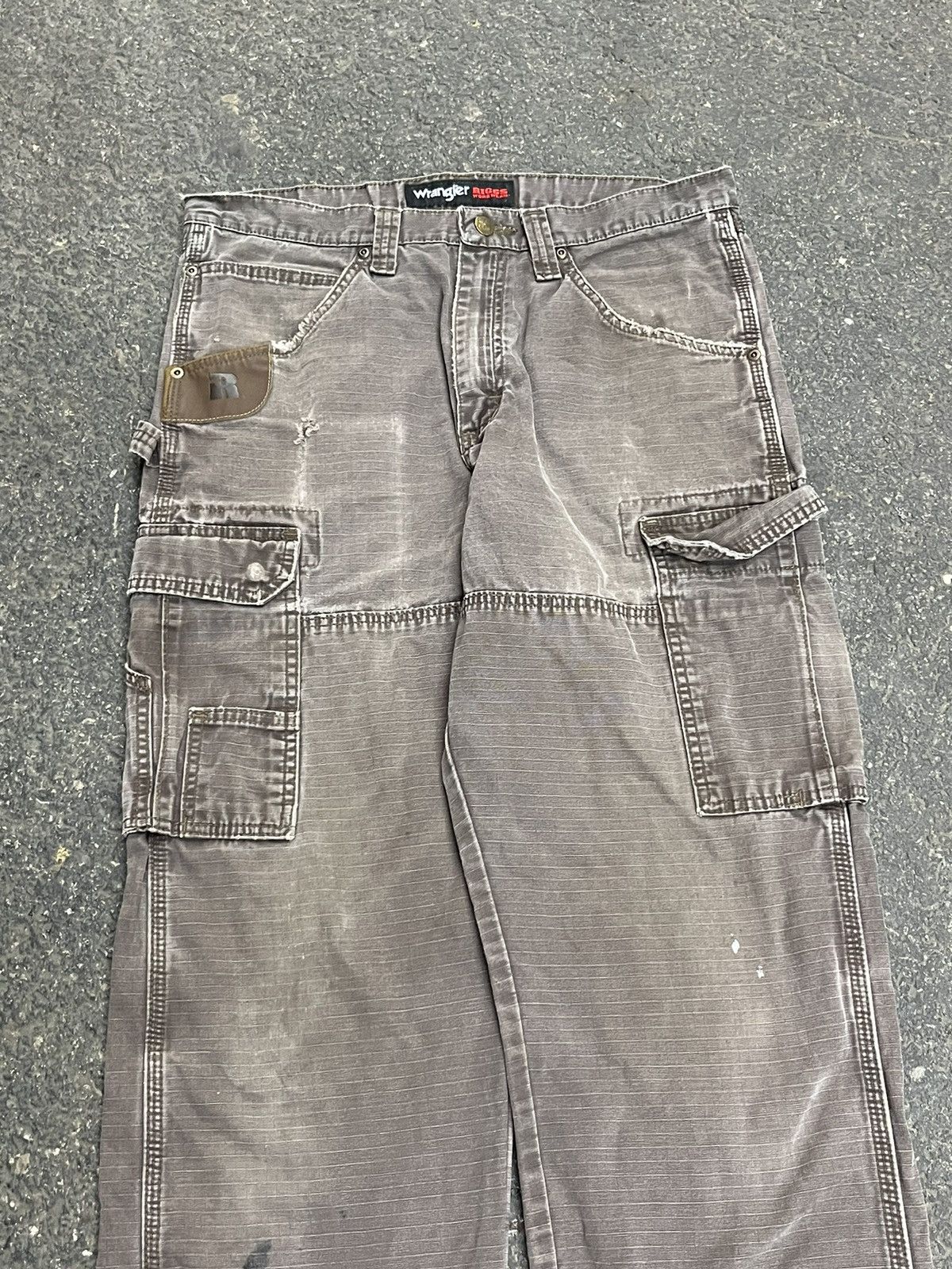 Carhartt × Vintage Carhartt cargo style Mocha brown workwear pants skater hype Size US 34 / EU 50 - 3 Thumbnail