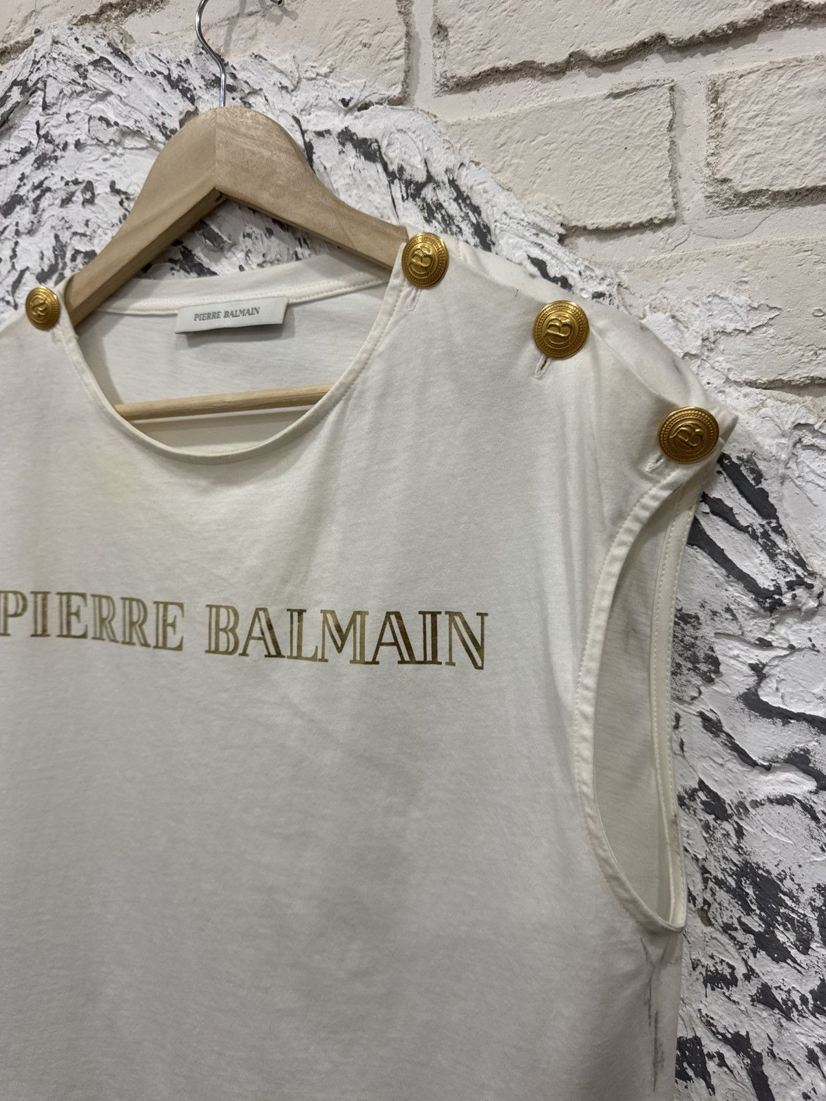 Pierre Balmain Pierre Balmain T-Shirt White Size 36 Size XS / US 0-2 / IT 36-38 - 4 Thumbnail