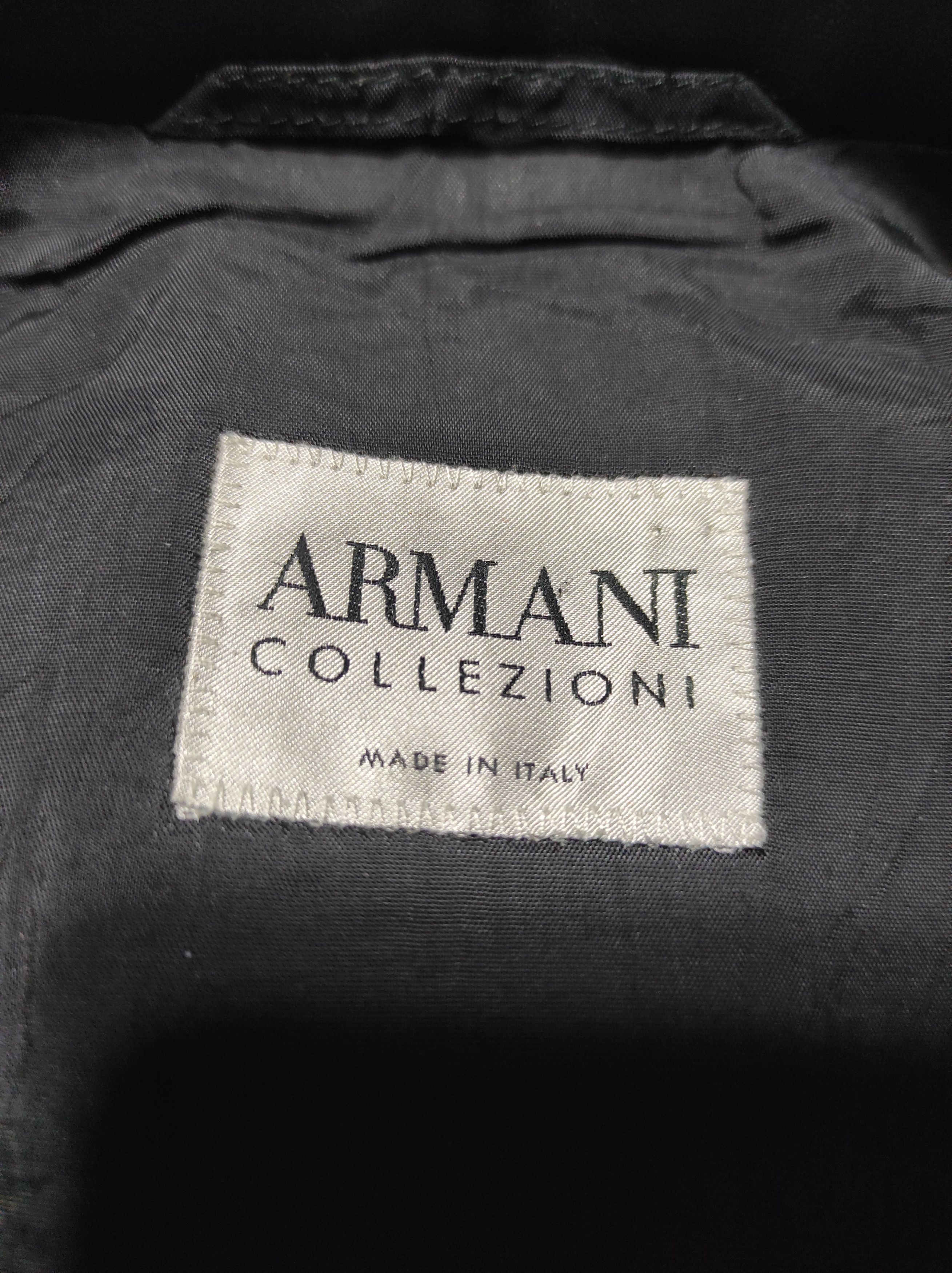 Armani Armani Collezioni Leather Classical Jacket Size US L / EU 52-54 / 3 - 13 Thumbnail