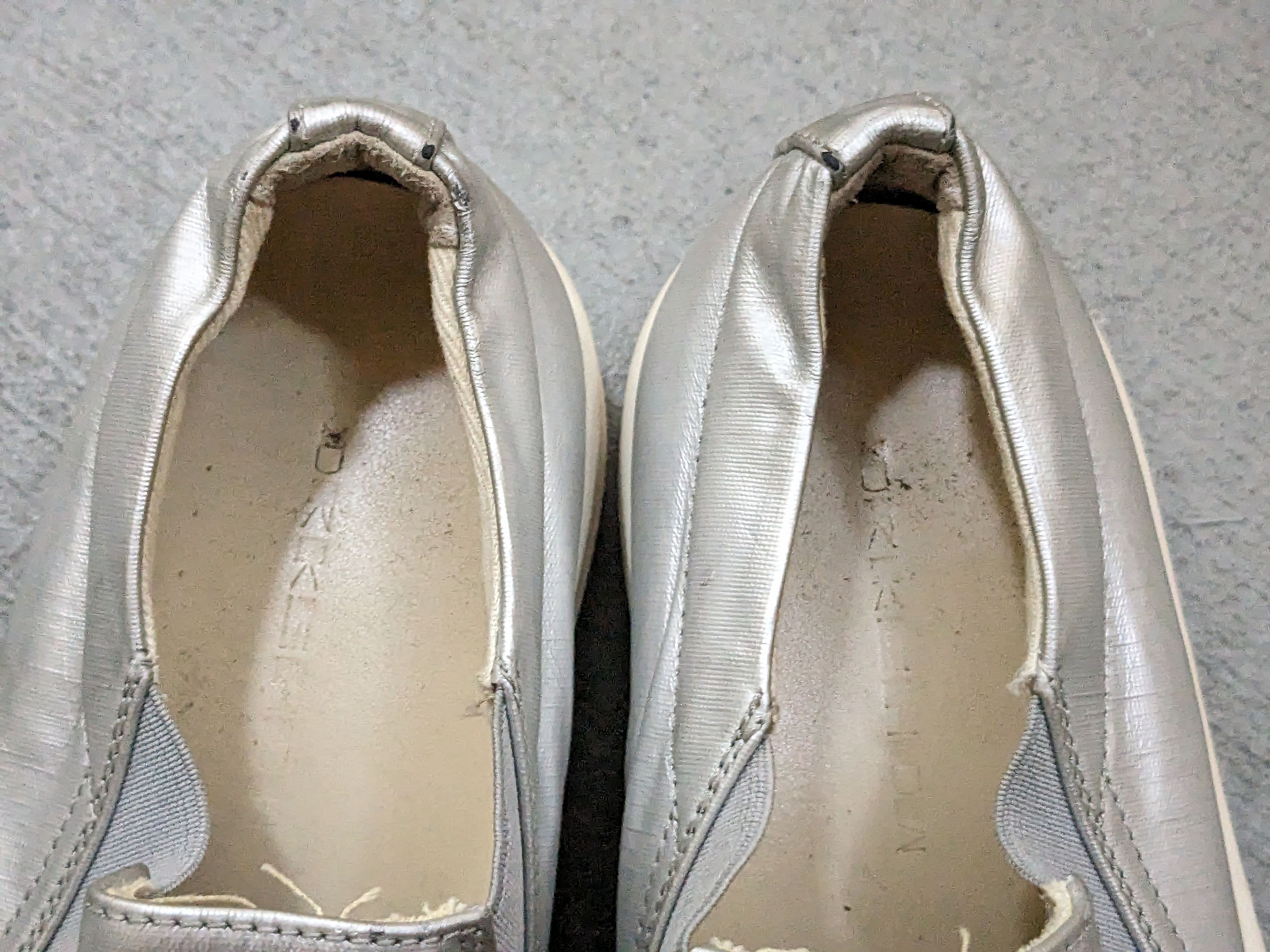 Rick Owens Rick Owens DRKSHDW Boat Ramones Size 7 40 Silver Size US 7 / EU 40 - 8 Thumbnail
