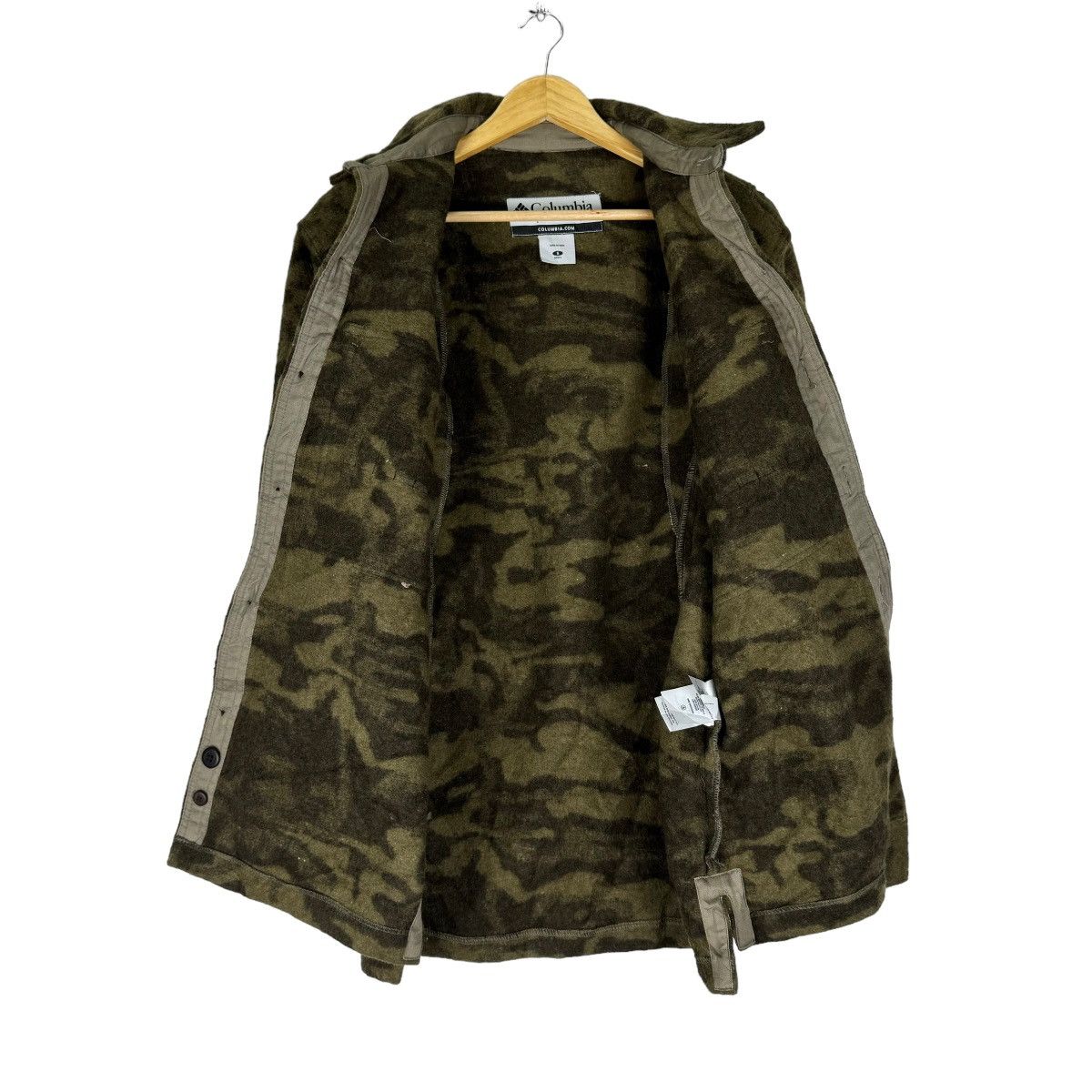 Columbia × Hunter ⚡️COLUMBIA CAMOUFLAGE HUNTING BUTTON JACKET Size US S / EU 44-46 / 1 - 8 Thumbnail