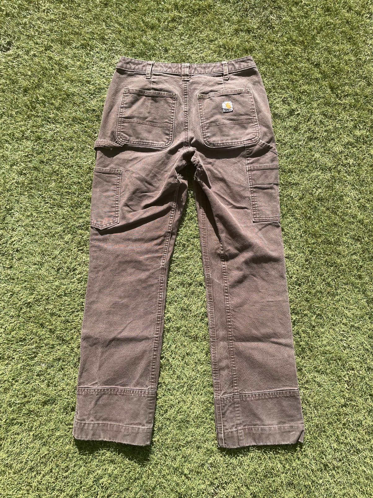 Carhartt Vintage Carhartt brown double knees pants women’s size 8 Size 30" / US 8 / IT 44 - 6 Thumbnail