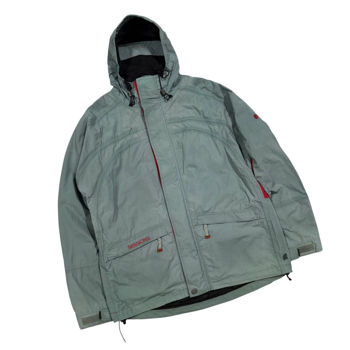 Sessions Vtg🔥90s Sessoins Ridge Goprcore Multipocket Snowboard Jacket Size US M / EU 48-50 / 2 - 7 Thumbnail