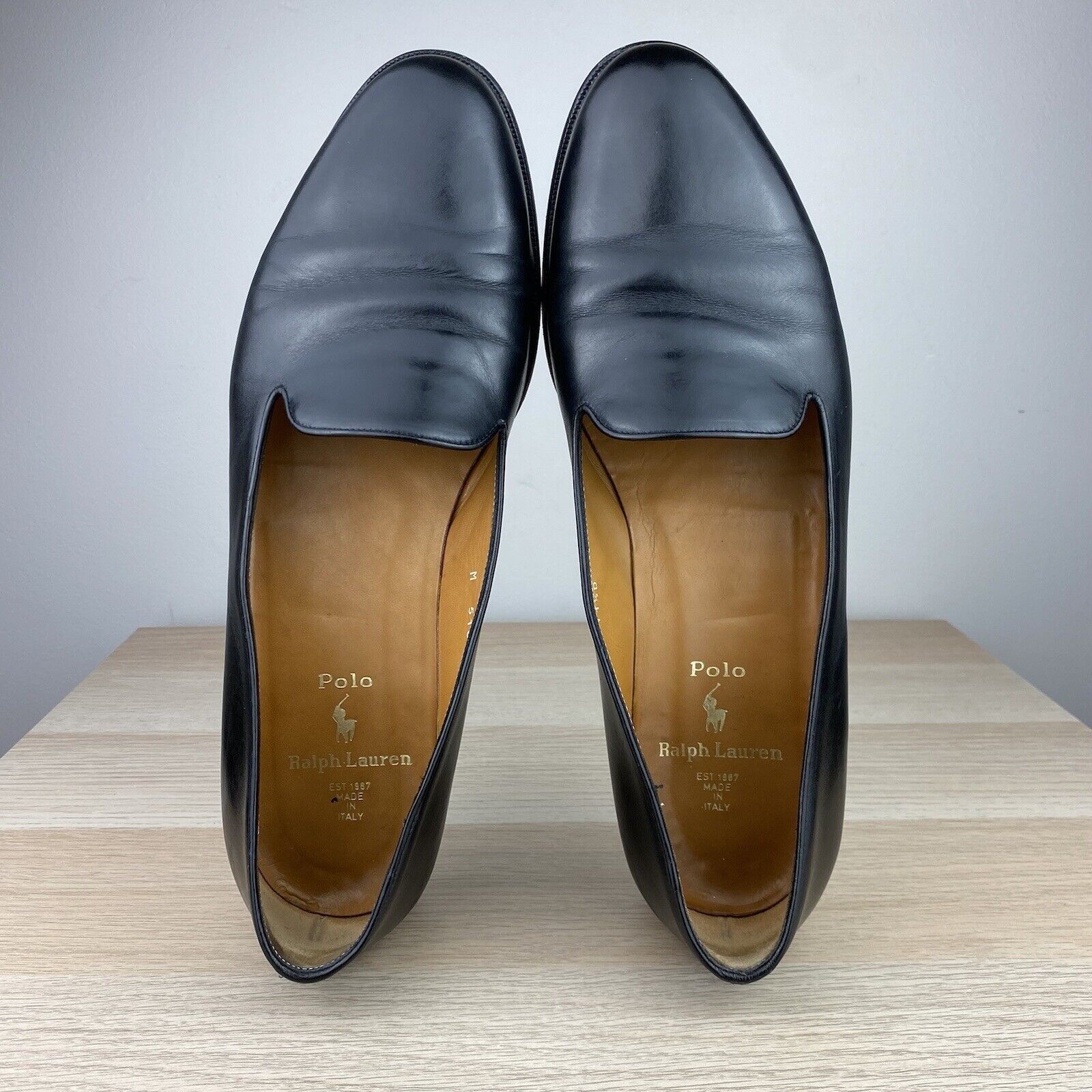 Polo Ralph Lauren Polo Ralph Lauren Tuxedo Opera Loafers 11.5D Black Leather Size US 11.5 / EU 44-45 - 9 Thumbnail