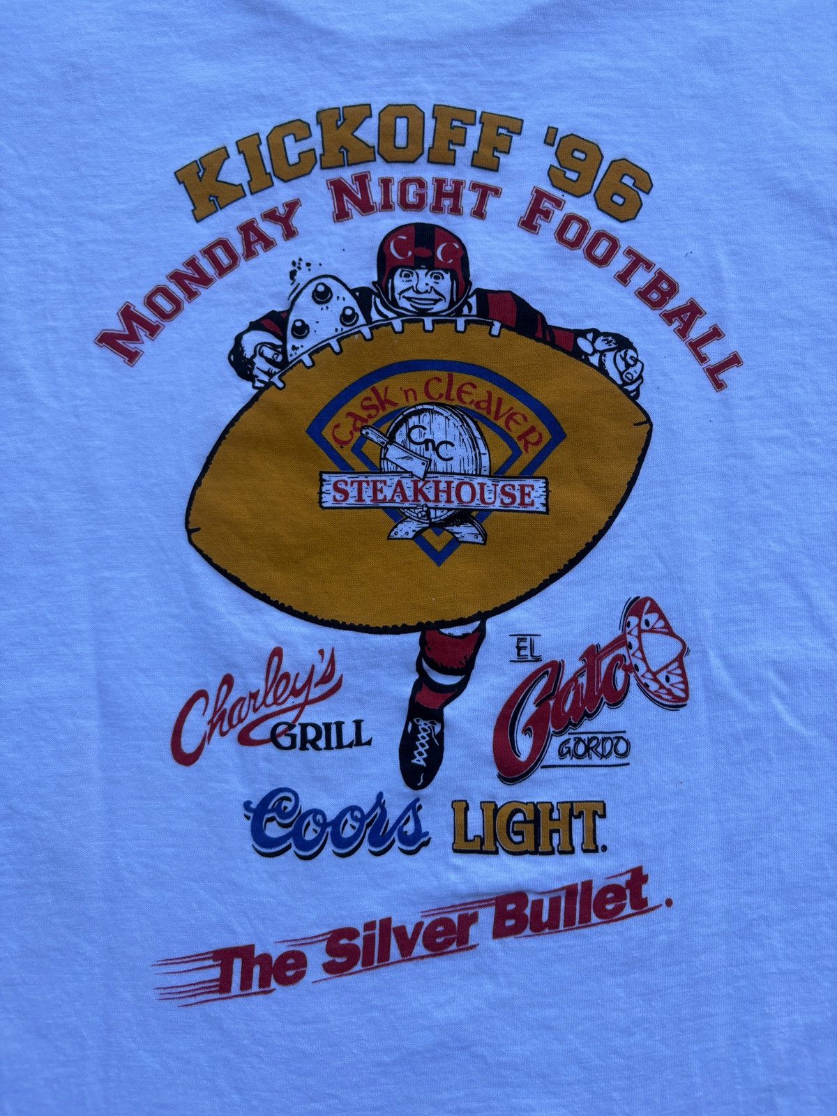 NFL Vintage 1996 Tour Champs NFL “KICKOFF 96’ MNF” T-Shirt Sz XL Size US XL / EU 56 / 4 - 3 Thumbnail