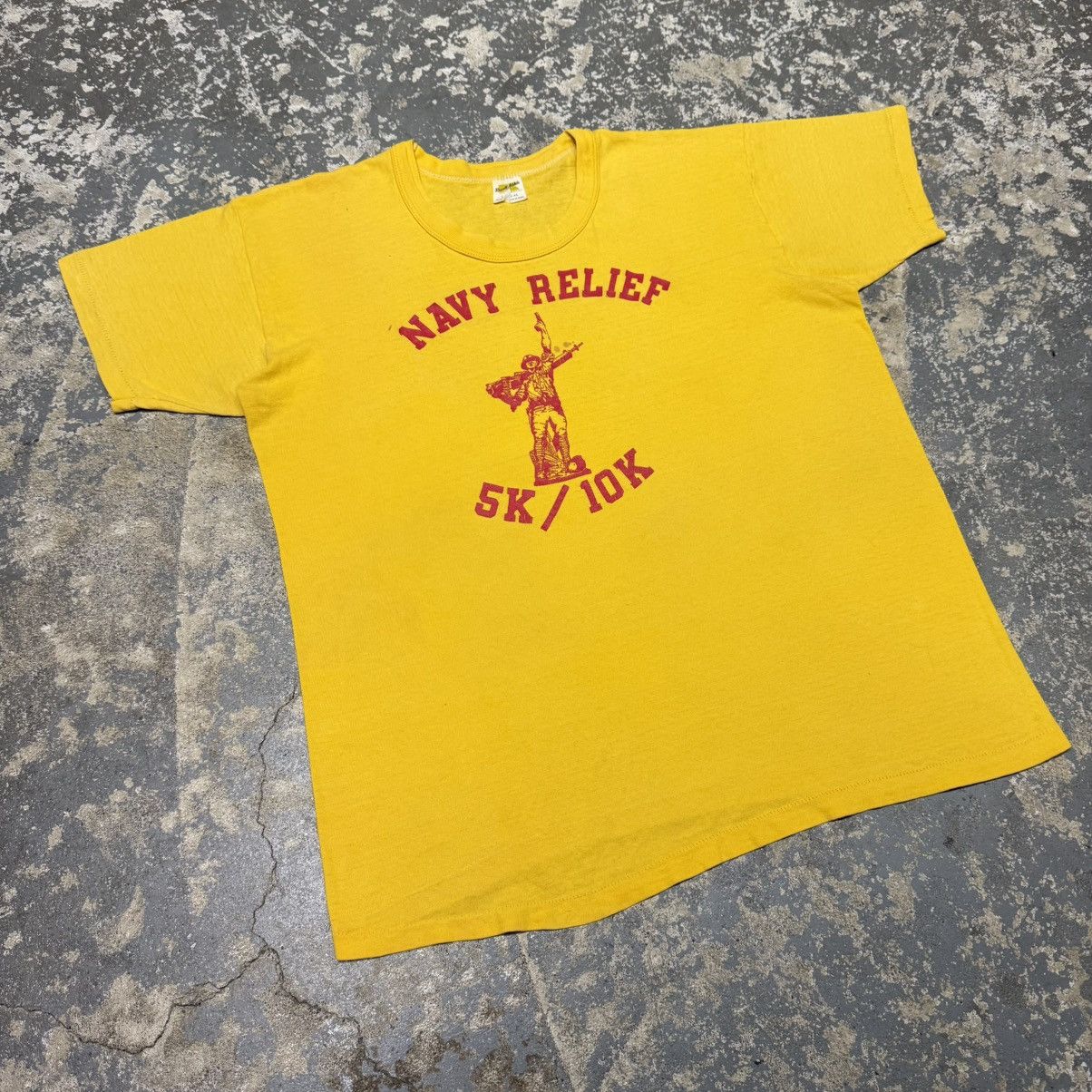 Russell Athletic True Vintage Navy Relief 5K/10K Yellow 70s Russell Marine Size US L / EU 52-54 / 3 - 12 Thumbnail