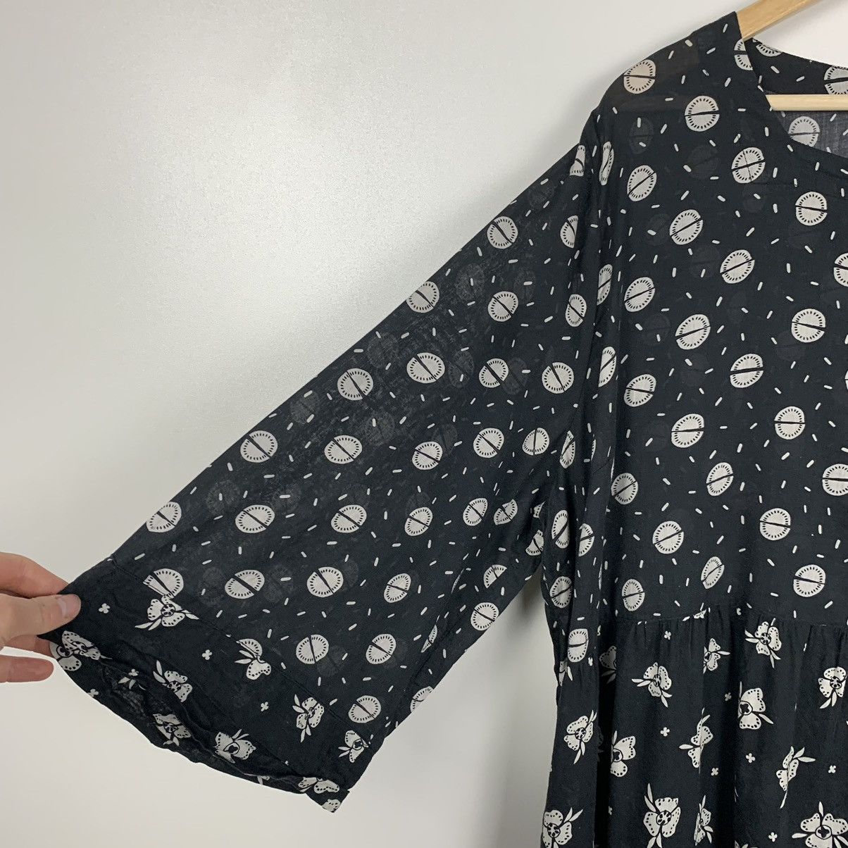 Gudrun Sjoden Women’s Gudrun Sjoden Floral Dress Button Up Short Sleeve XL Size XL / US 12-14 / IT 48-50 - 7 Thumbnail