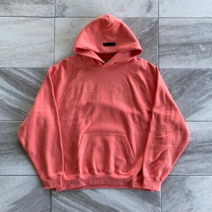 FEAR OF GOD Essentials Coral Hoodie