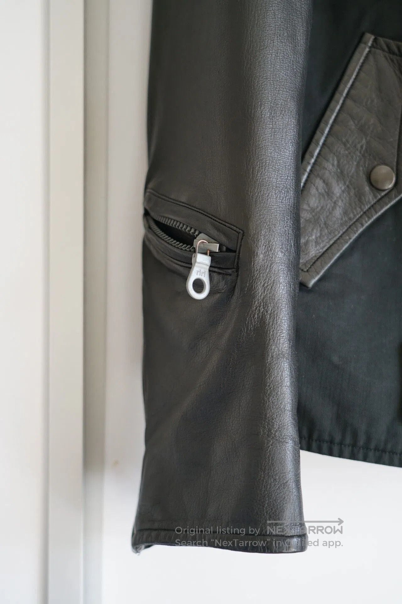 Yohji Yamamoto yohji yamamoto leather zip short jacket. Size US M / EU 48-50 / 2 - 5 Thumbnail