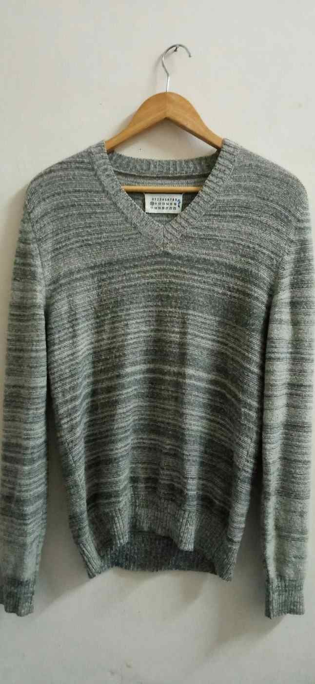 Maison Margiela 🔥🔥 Rare Maison Margiela Gray Wool Gradient Knitwear Size US S / EU 44-46 / 1 - 1 Thumbnail