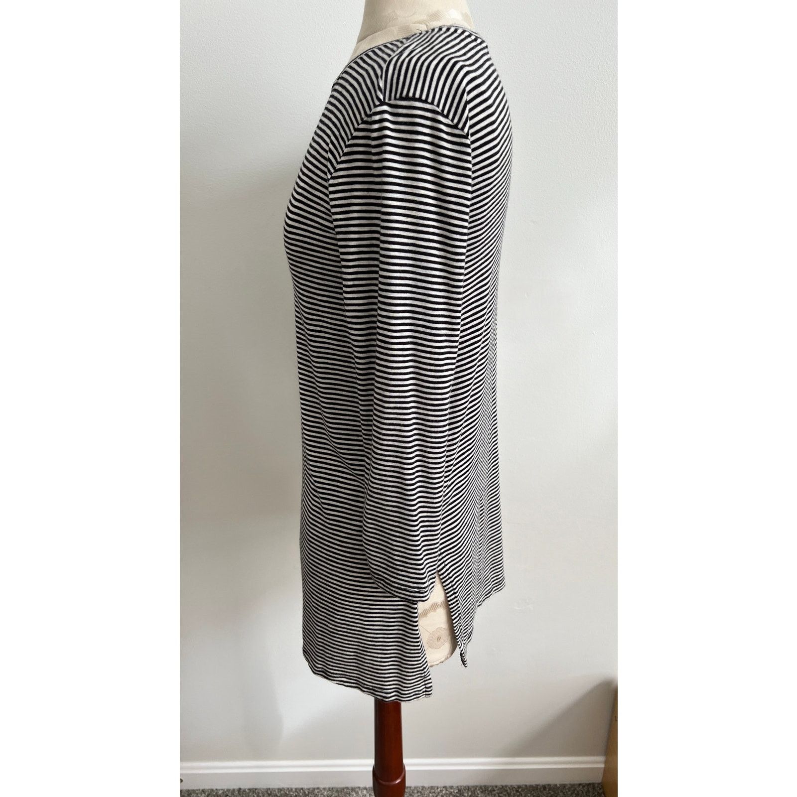 Old Navy Old Navy Women's Tunic Length Striped 3/4 Sleeve Top XS Size XS / US 0-2 / IT 36-38 - 3 Thumbnail
