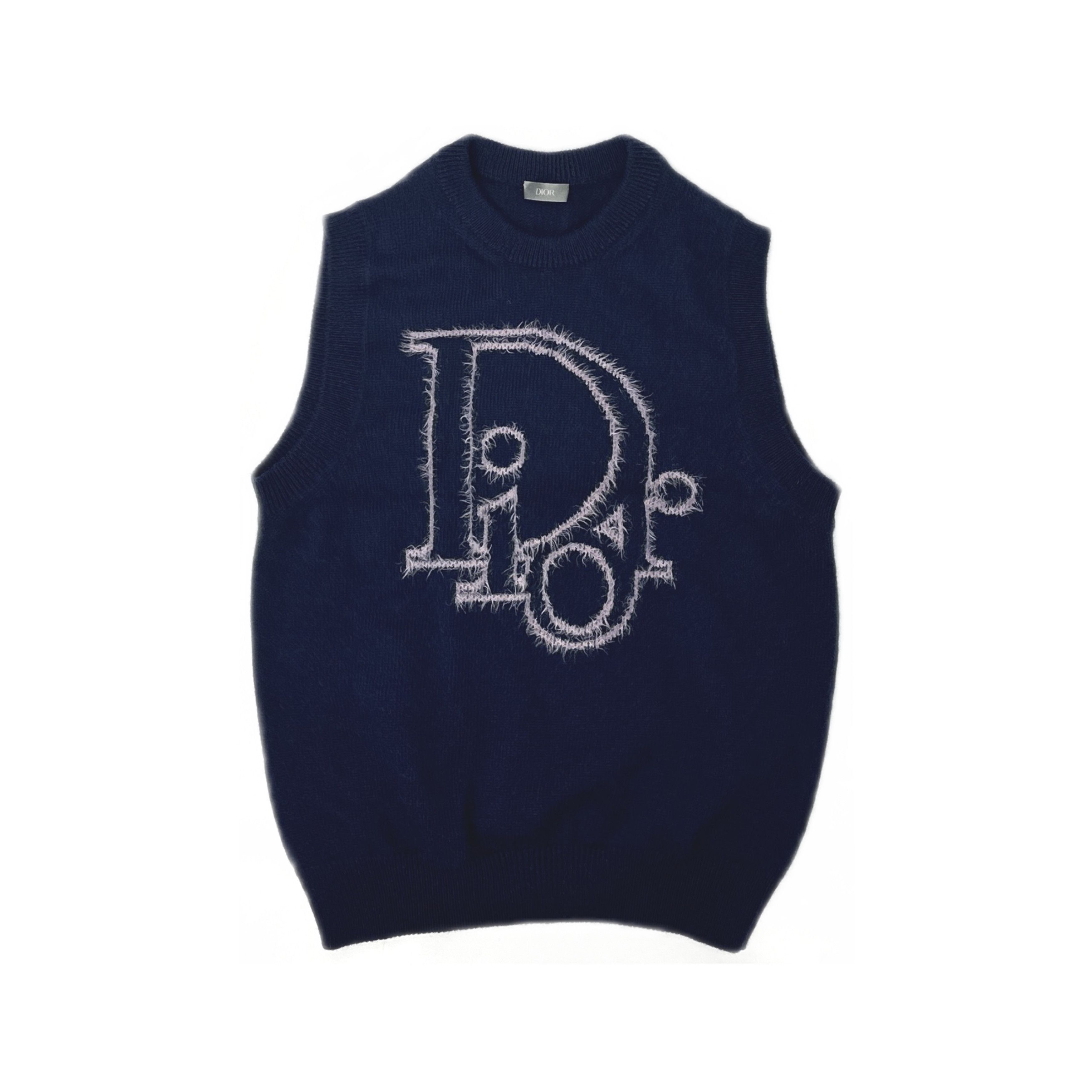 Dior Dior Logo Sweater Vest Size M Size US M / EU 48-50 / 2 - 1 Thumbnail
