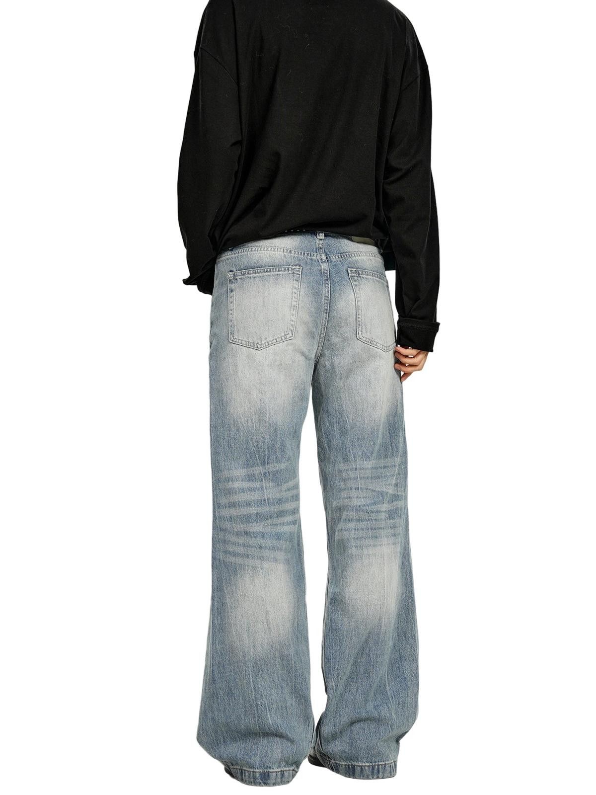 Vintage Lightning Wash Flare Denim Jeans Size US 32 / EU 48 - 5 Thumbnail
