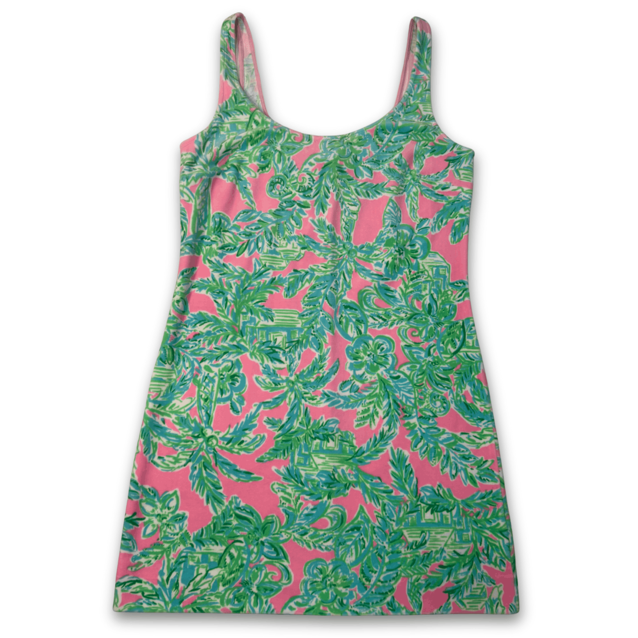 Lilly Pulitzer Lilly Pulitzer Dyanna Velour Newberri Tank Dress Size S / US 4 / IT 40 - 2 Thumbnail