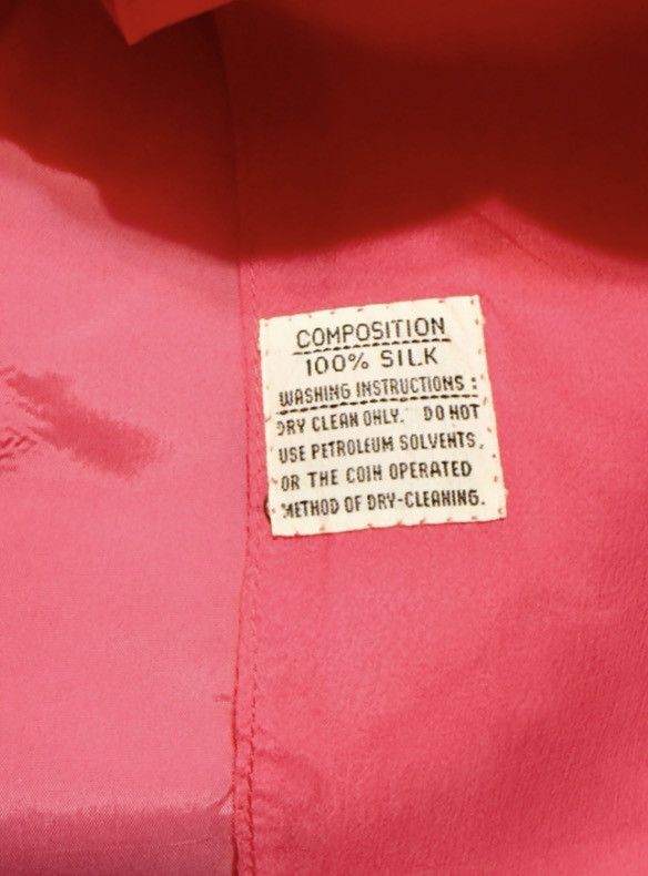 Other VTG Royal India Tailors Pink Silk Blouse Tie Neck Sheer Top Size L / US 10 / IT 46 - 5 Thumbnail