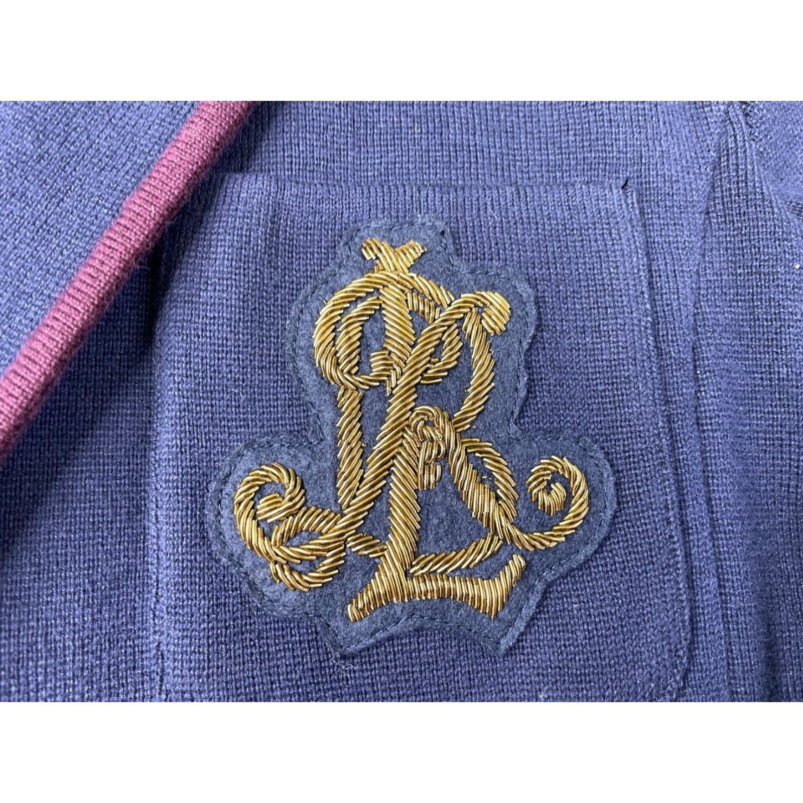 Ralph Lauren VINTAGE Lauren Ralph Lauren Bullion Crest Blazer 1X Women Navy Gold Buttons Blazer Mens Womens? Size XL / US 12-14 / IT 48-50 - 6 Thumbnail