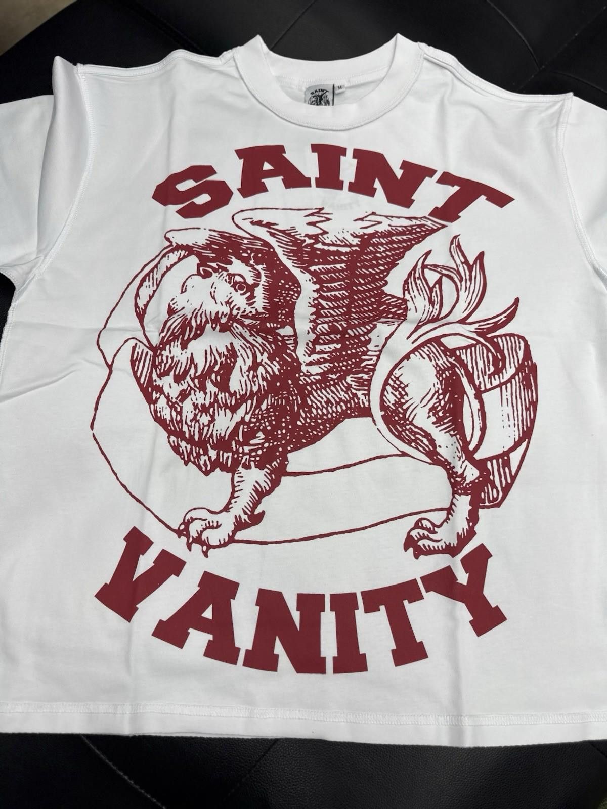 Saint Vanity Size (M) - Saint Vanity T-shirt Red Logo Authentic (NEW) Size US M / EU 48-50 / 2 - 4 Thumbnail