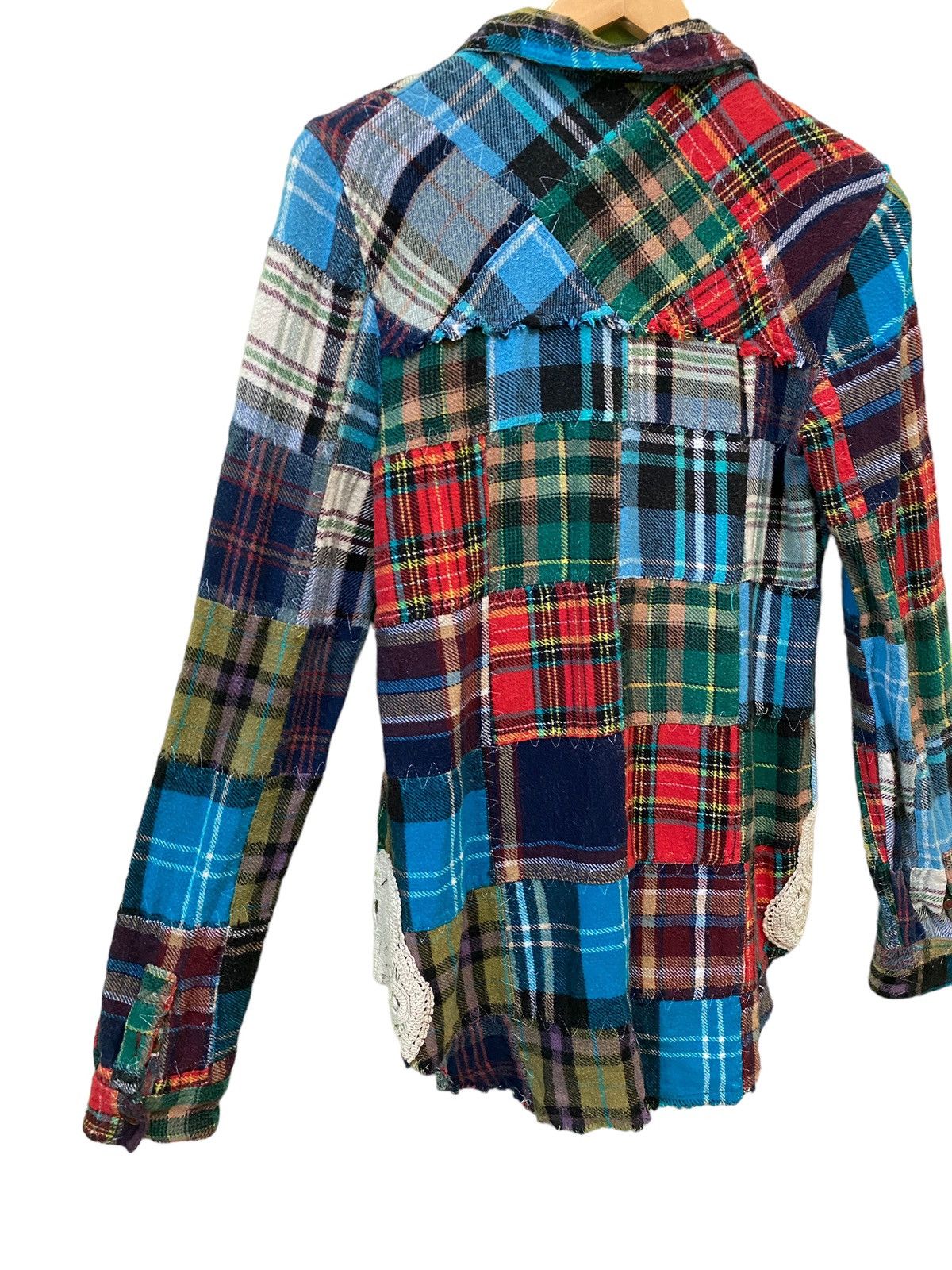Designer × Japanese Brand × Vintage WE TGE FREE Patchworks Rebuild Flannel Size US XS / EU 42 / 0 - 2 Thumbnail