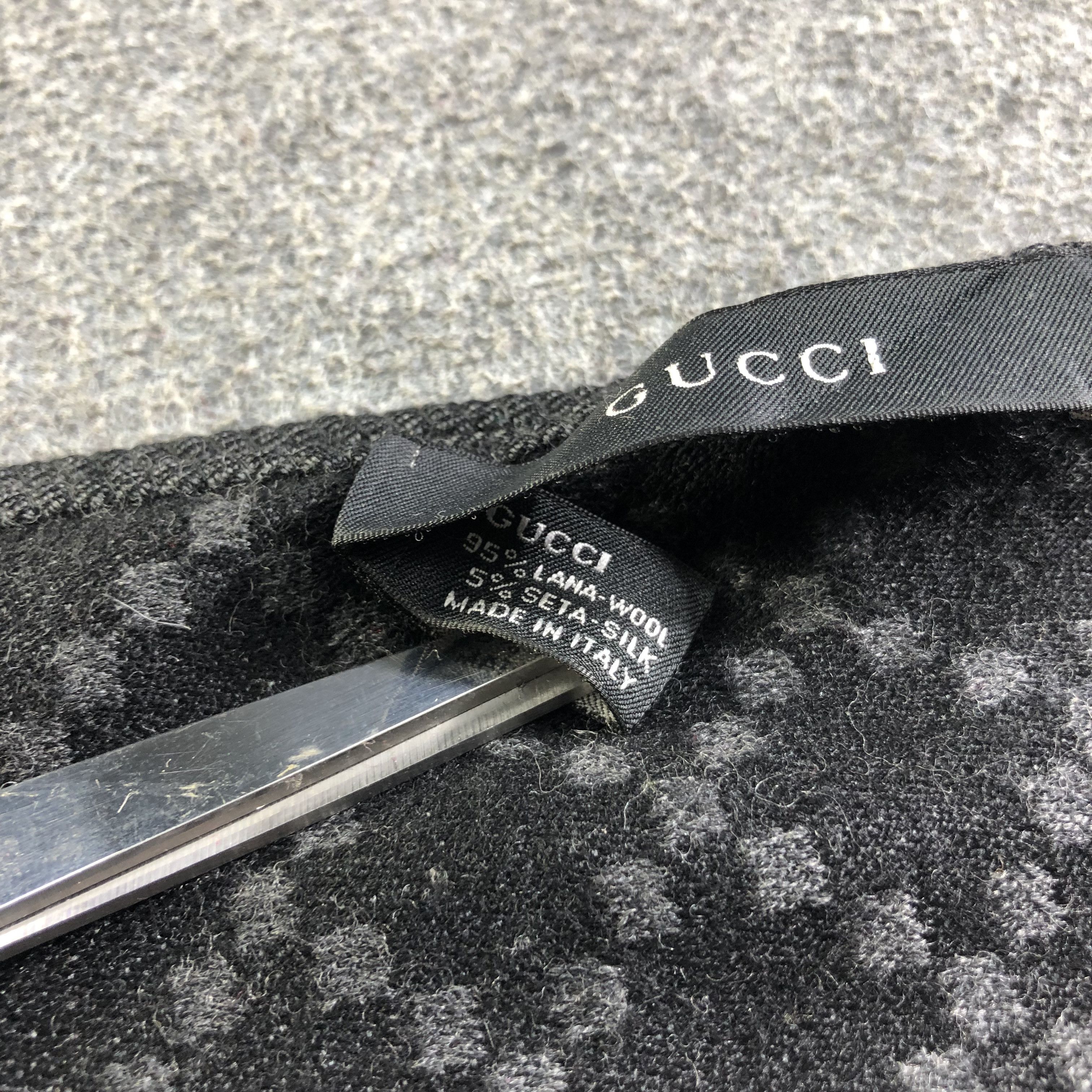 Gucci Gucci Monogram GG Wool/Silk Scarf Muffler Neckgear V2630 Size ONE SIZE - 6 Thumbnail
