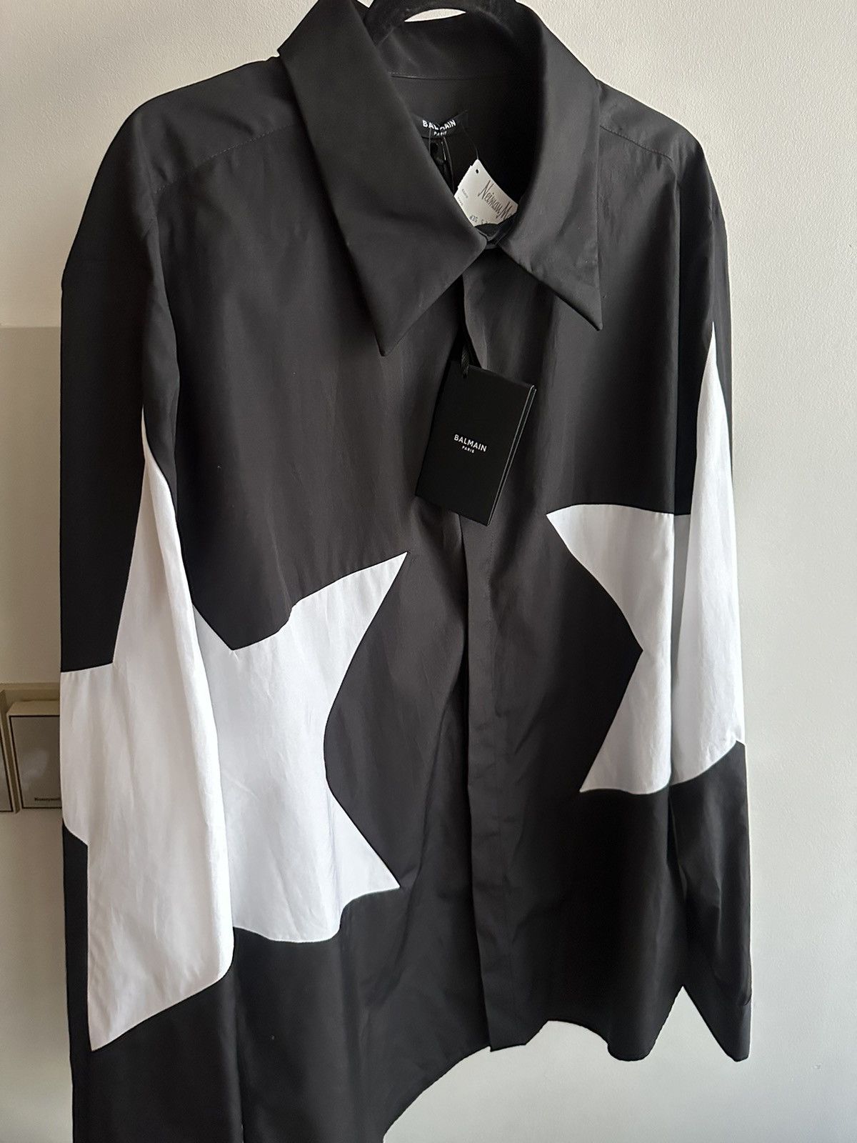 Balmain Rare Runway Brand New Balmain Paris Star ⭐️ Celebrity Shirt Size US XL / EU 56 / 4 - 12 Thumbnail