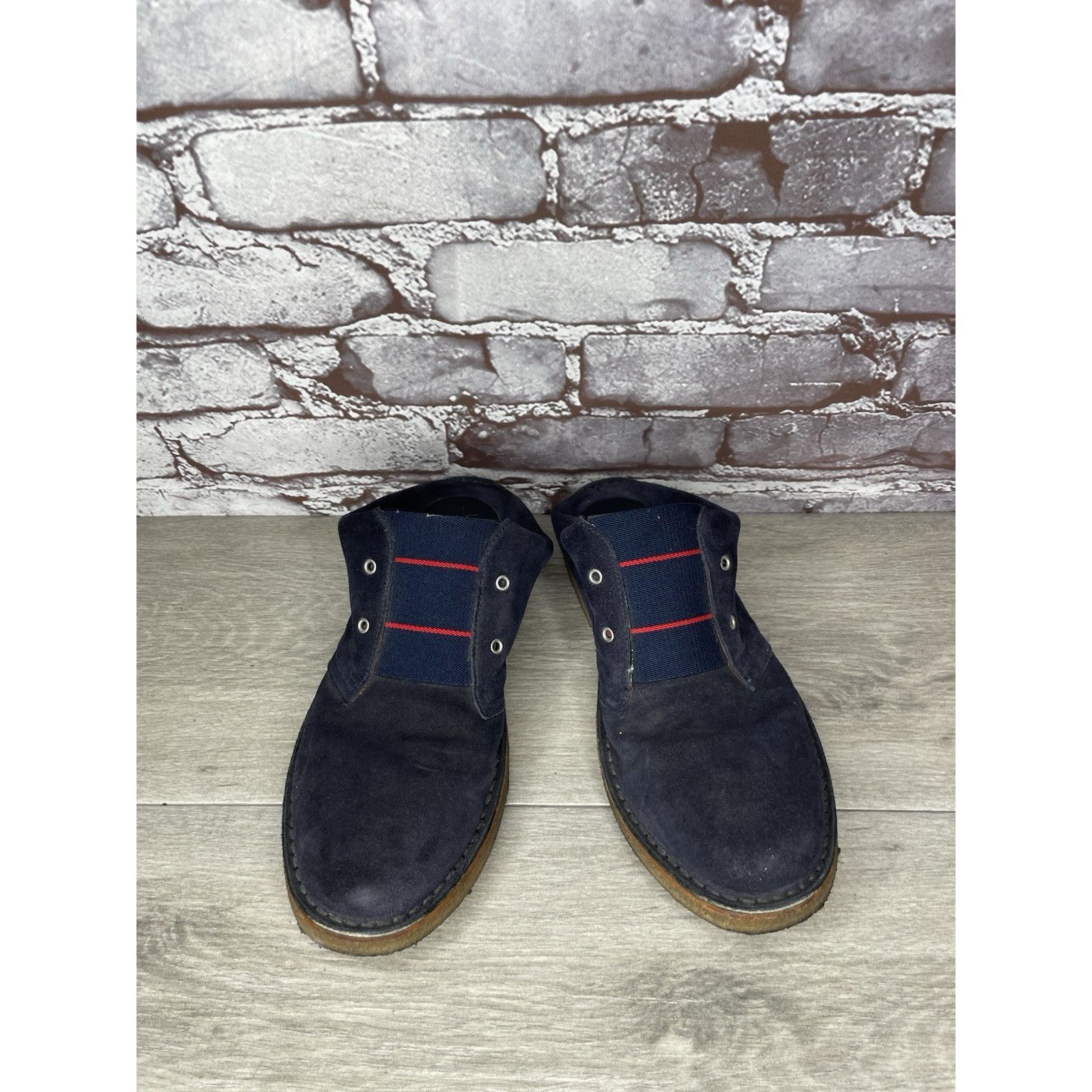 Band Of Outsiders Band of Outsiders Blue Suede Leather Gum Soles Mule Shoes Wo Size US 9.5 / IT 39.5 - 4 Thumbnail