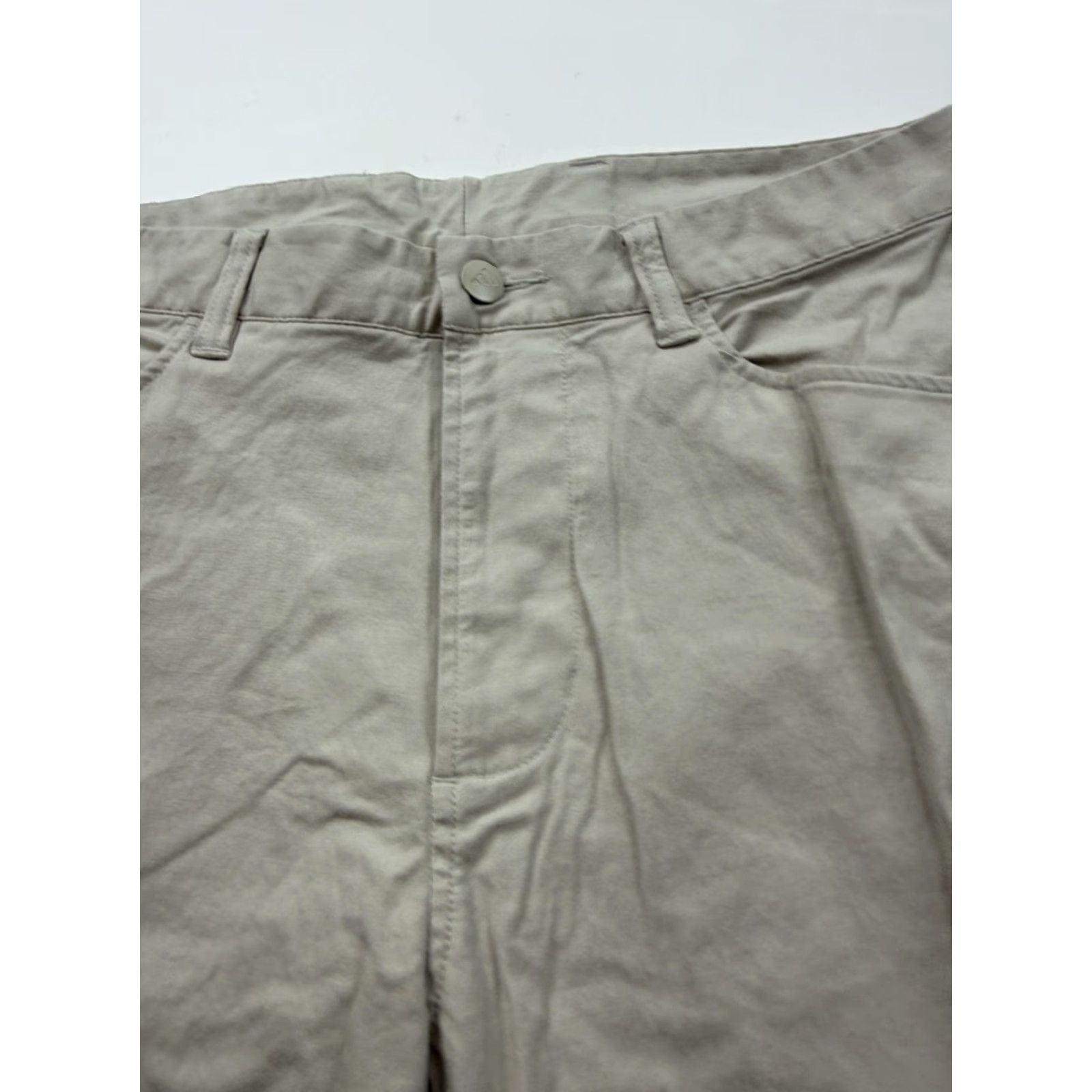 Adidas Adidas Pants Mens 30x30 Beige Chino Regular Fit Stretch Microfiber Casual Size US 30 / EU 46 - 2 Thumbnail
