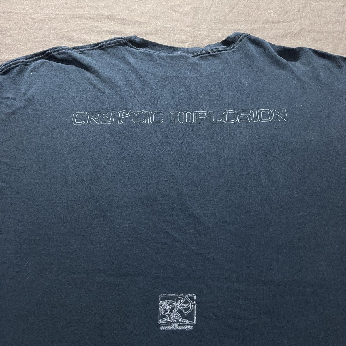 Band Tees Vintage Y2K Odious Mortem Cryptic Implosion Death Metal 2XL Size US XXL / EU 58 / 5 - 9 Thumbnail