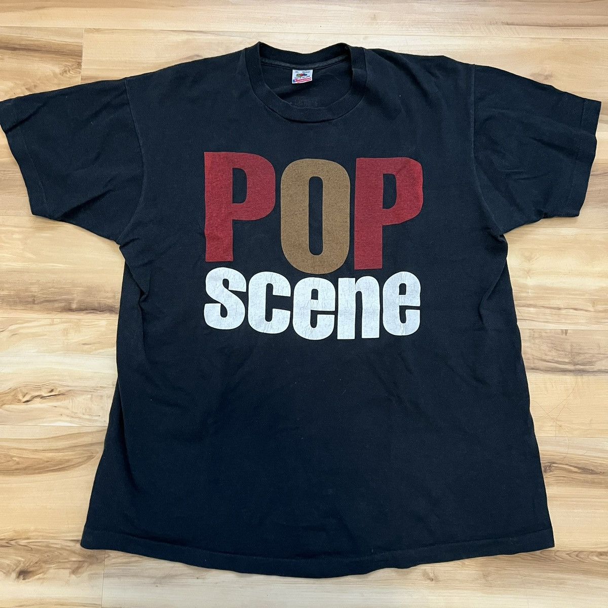 Fruit Of The Loom Vintage Blur Popscene Band T Shirt Single Stitch 1992 Size US XL / EU 56 / 4 - 1 Thumbnail