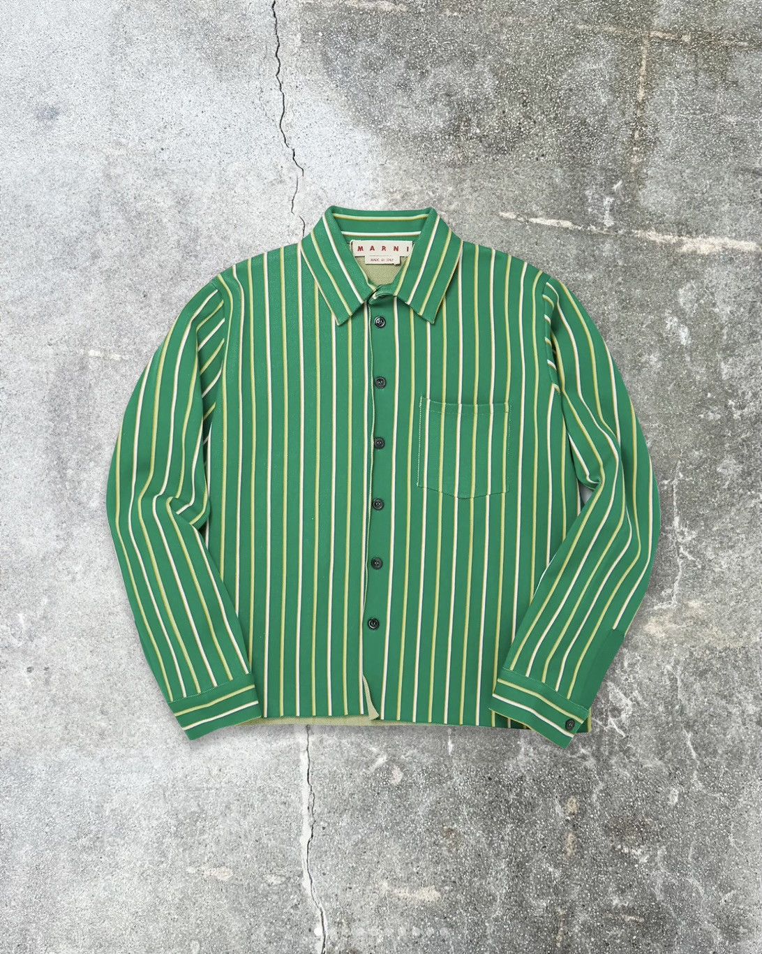 Marni Knit striped long-sleeve shirt Size US M / EU 48-50 / 2 - 1 Thumbnail