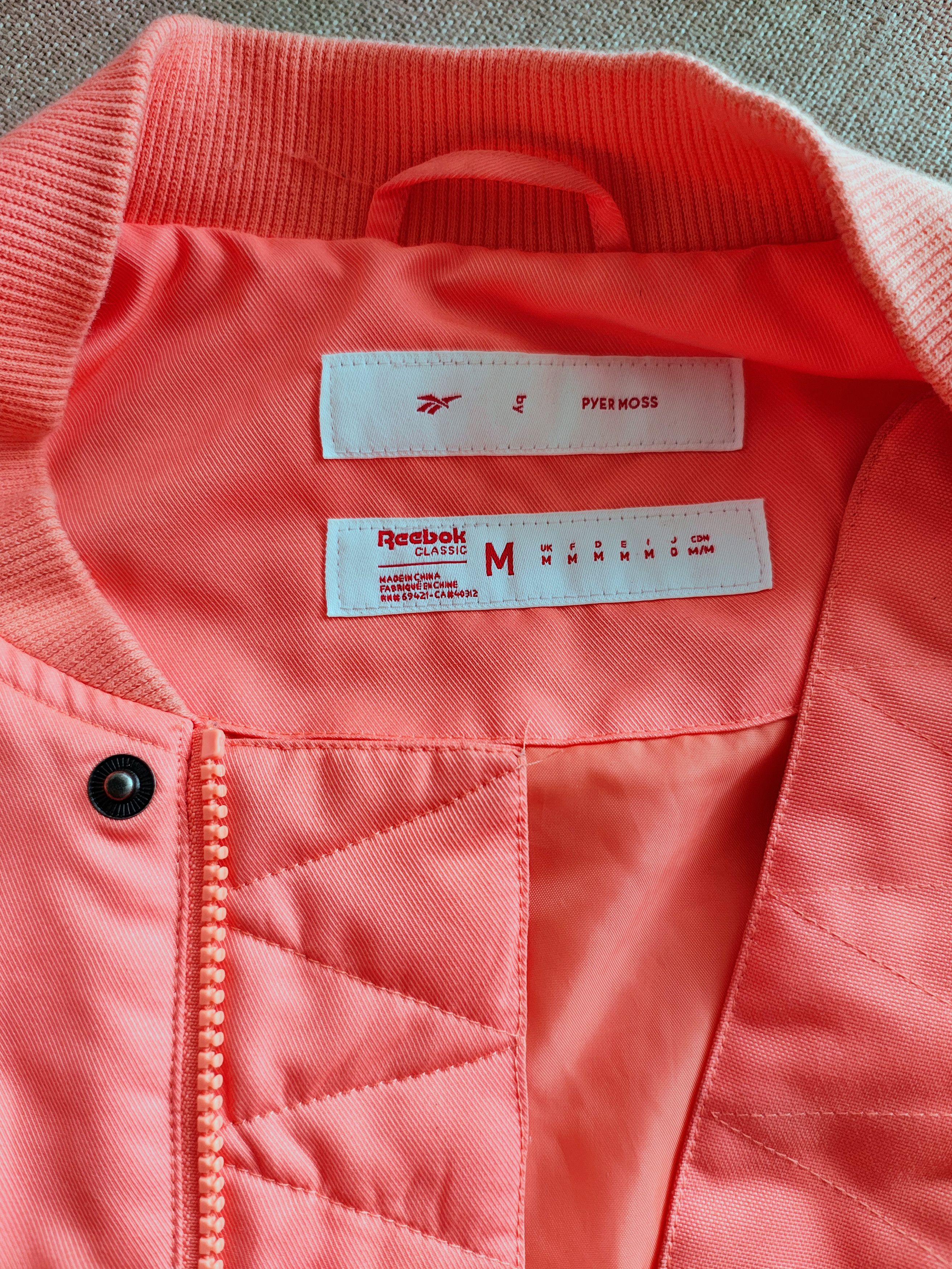 Pyer Moss × Reebok Pyer Moss x Reebok peach Bomber jacket Size US M / EU 48-50 / 2 - 4 Thumbnail