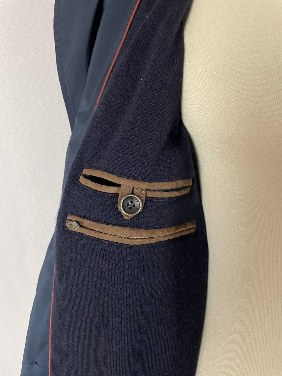 Loro Piana Loro Piana Jacket Trench Navy Cashmere Size US XXL / EU 58 / 5 - 18 Thumbnail
