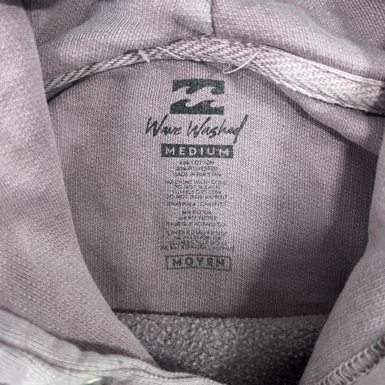 Vintage Crazy Vintage Y2K/2000s BillaBong Wave Washed Blank Rosey Hoodie! Size US M / EU 48-50 / 2 - 6 Thumbnail