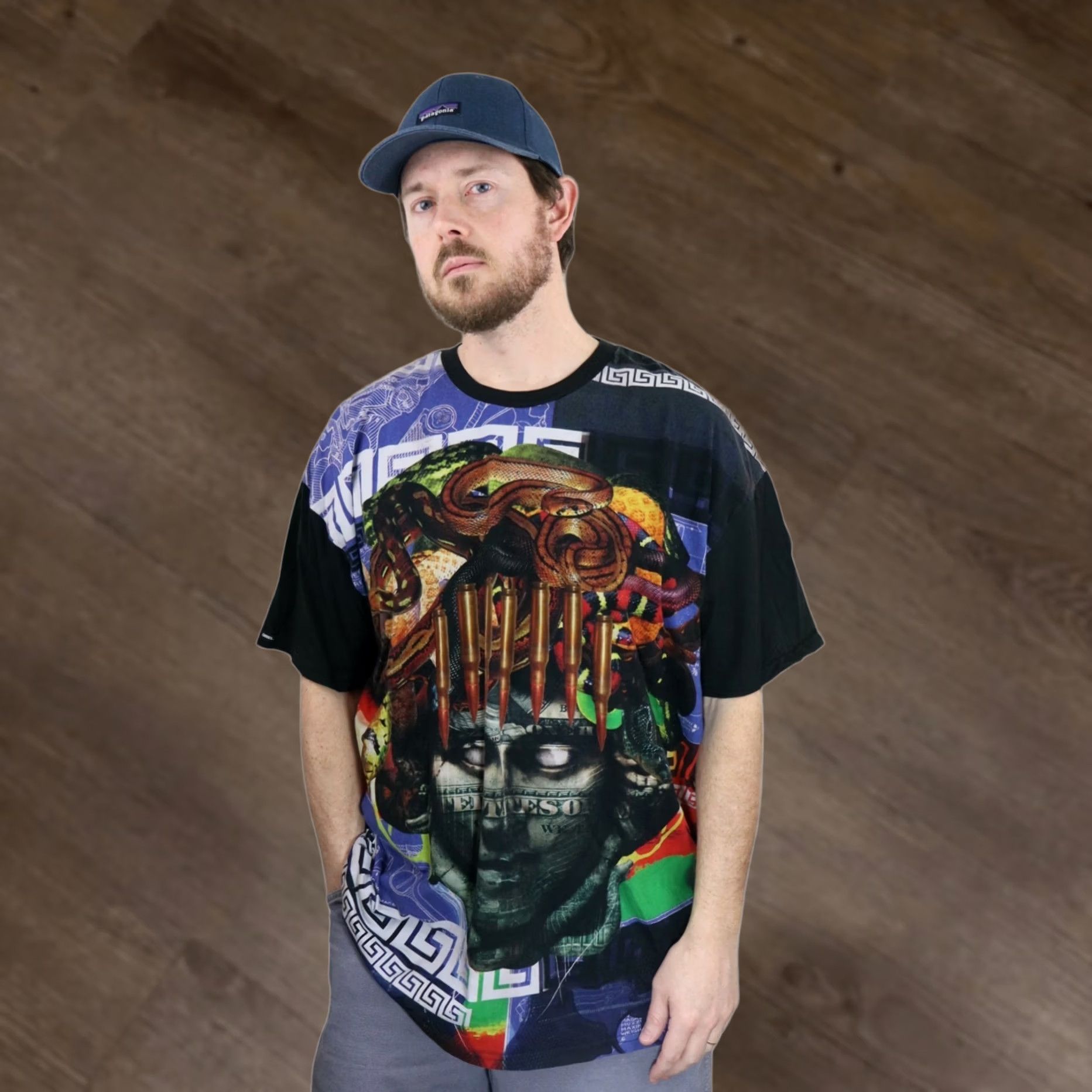 Crooks & Castles VINTAGE Crooks & Castles Medusa Snake Bullet Graphic T Shirt Mens 2XL Streetwear Tee Y2K 90s Size US XXL / EU 58 / 5 - 1 Thumbnail
