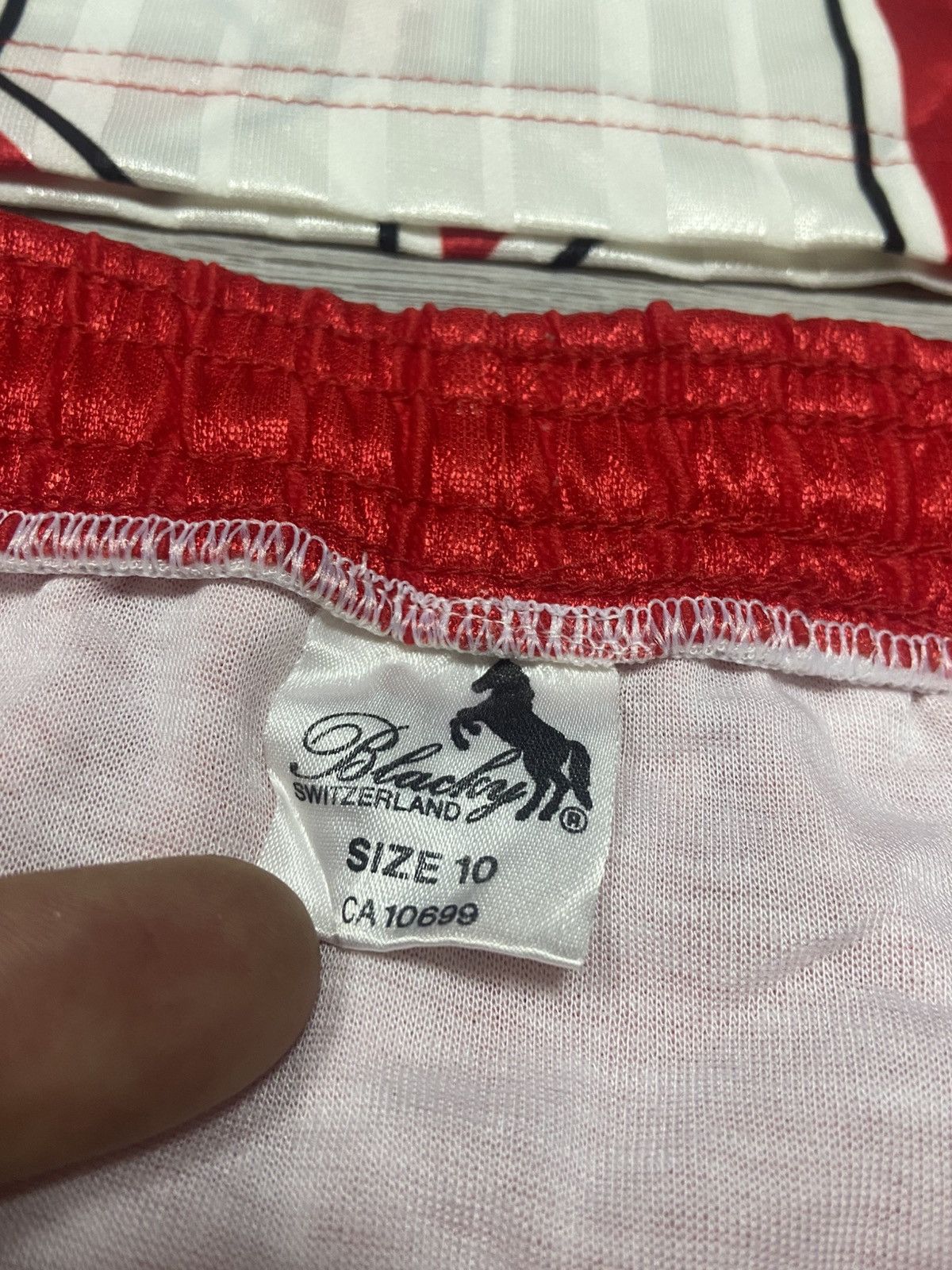 PONY Pony Switzerland Fenner jersey suit striped vintage shorts Size US XL / EU 56 / 4 - 4 Thumbnail