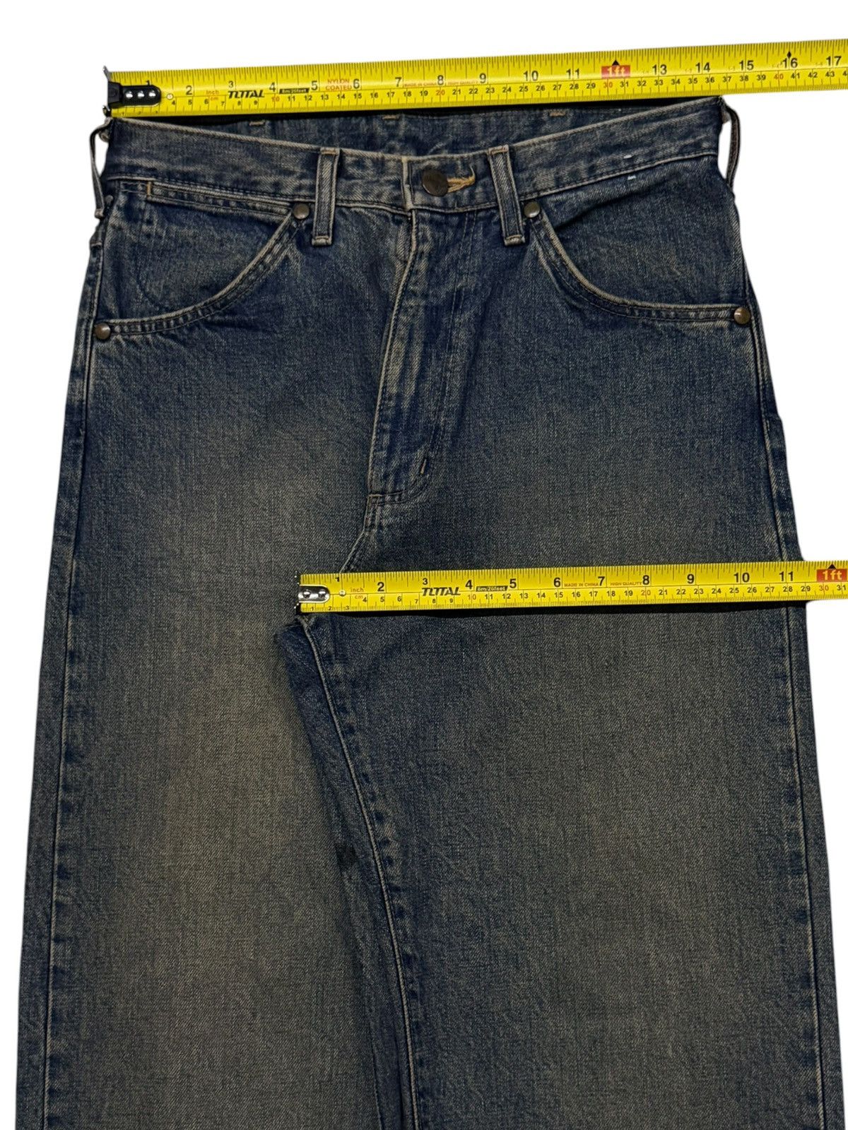 Wrangler Vintage Wrangler Japanese Denim Jeans | Relaxed Straight W28 Size US 28 / EU 44 - 16 Thumbnail